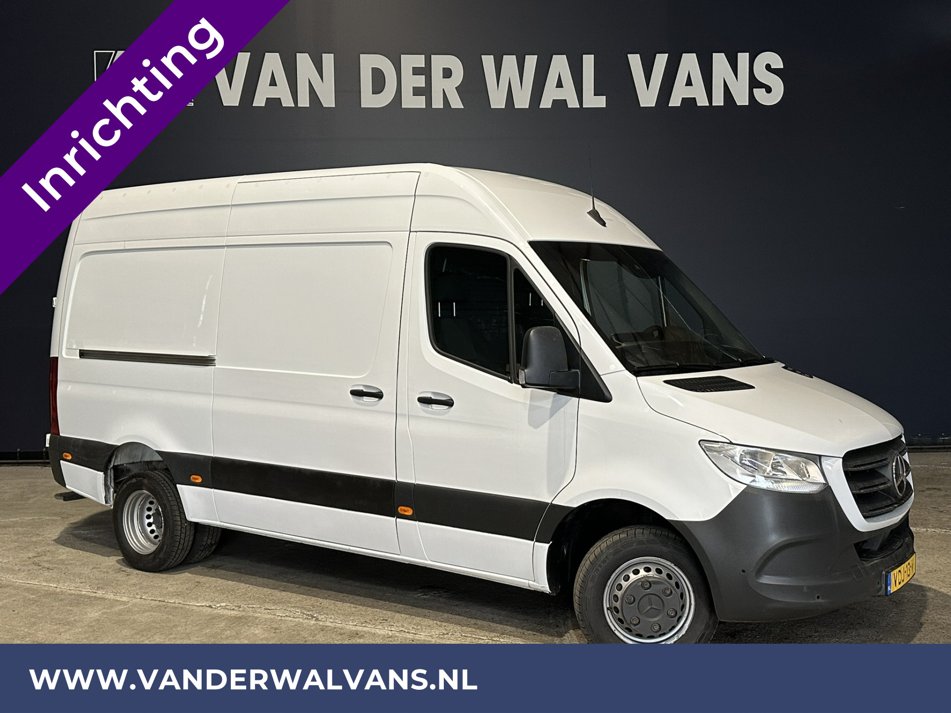 Mercedes-Benz Sprinter 516 CDI 164pk 3500kg Trekhaak L2H2 Dubbel Lucht Inrichting Euro6 Airco | Camera | Apple Carplay Cruisecontrol, Android Auto, Parkeersensoren