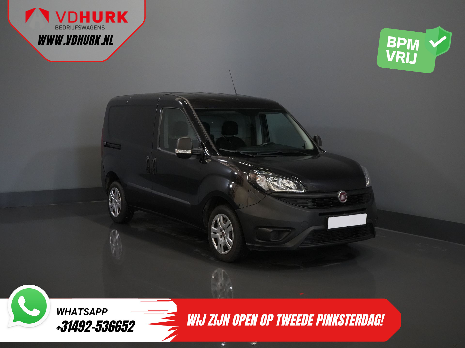 Fiat Doblò Cargo 1.6 MJ 105 pk BPM VRIJ! 3 Pers./ Cruise/ Navi/ Trekhaak