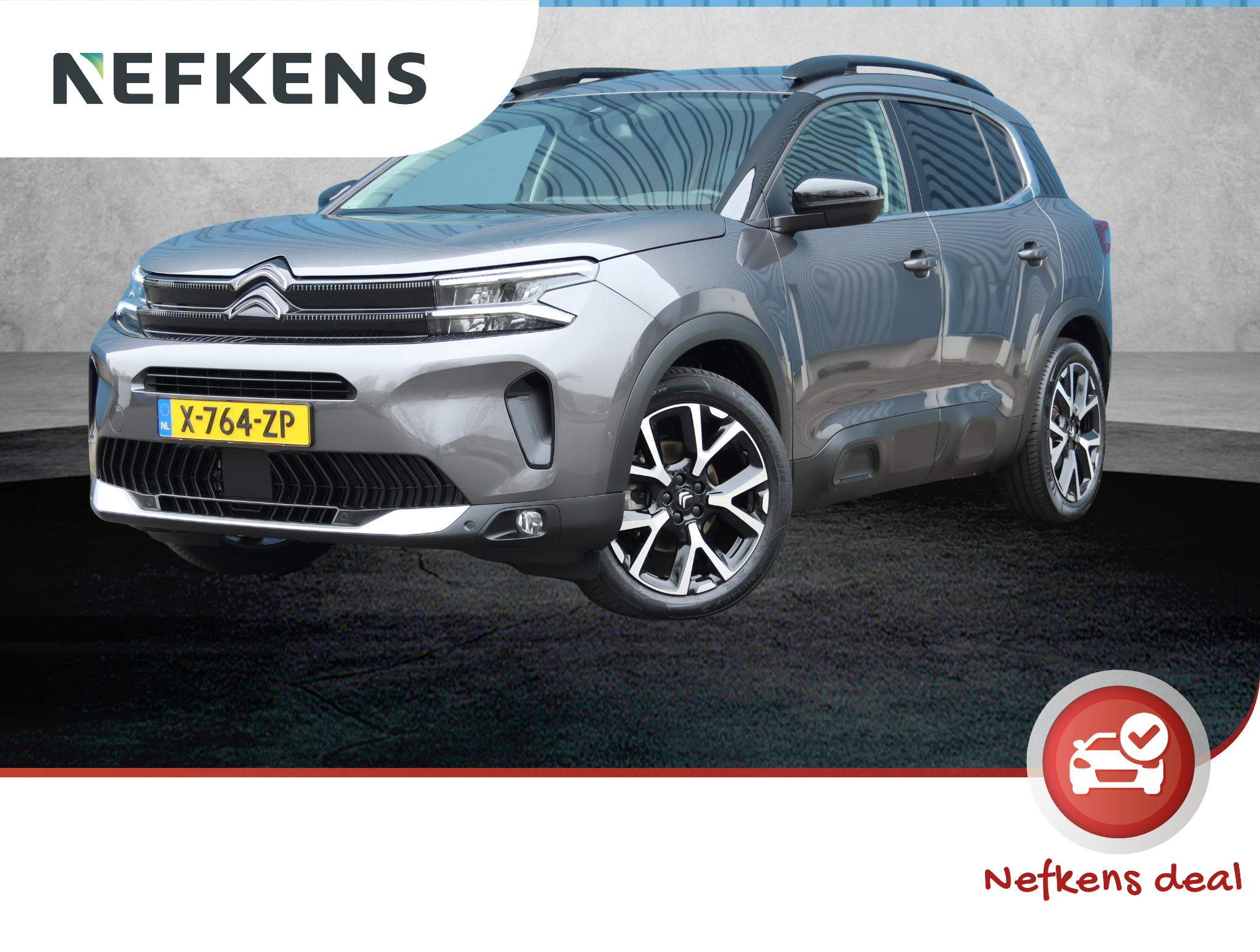 Citroën C5 Aircross 1.2 136PK Hybrid ë-Series | Camera | Glazenschuifdak | CruiseControl | 19''LMV | Stoelverwarming | Navigatie | AppleCarPlay/AndroidAuto |