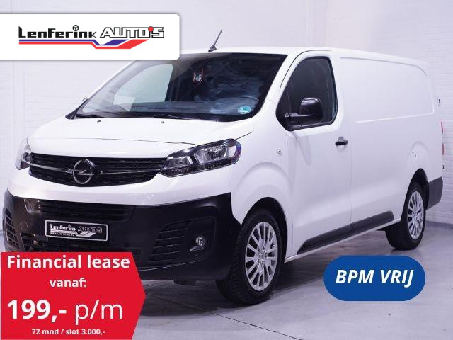 Opel Vivaro 2.0 Diesel 122 pk L3 Airco, Apple Carplay Cruise Control, Dodehoek Assist, Laadruimte Pakket, PDC V+A, 2-Zits