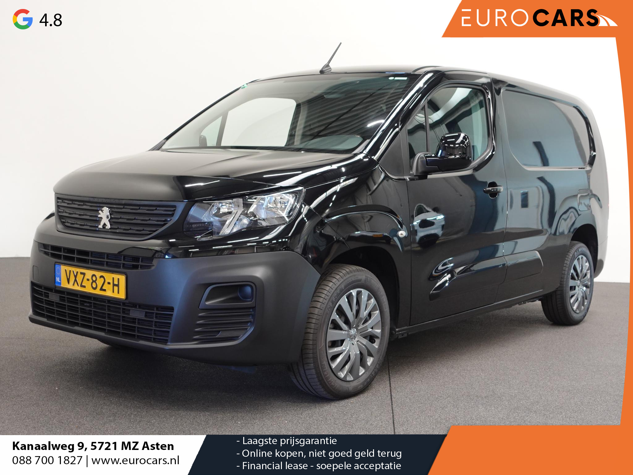 Peugeot Partner 100pk L2 Trekhaak Apple carplay Airco Cruisecontrol Parkeersensoren Euro6