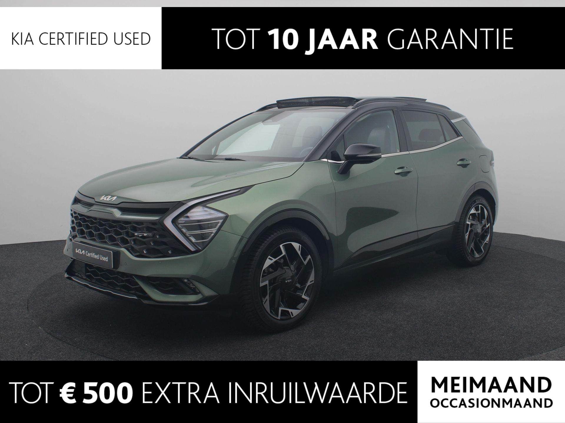 Kia Sportage 1.6 T-GDi Plug-in Hybrid AWD GT-PlusLine | Leder | Premium Audio| Panodak | Trekhaak | Stoelgeheugen | Stoelventilatie en verwarming | Navi | 360 Camera | PHEV