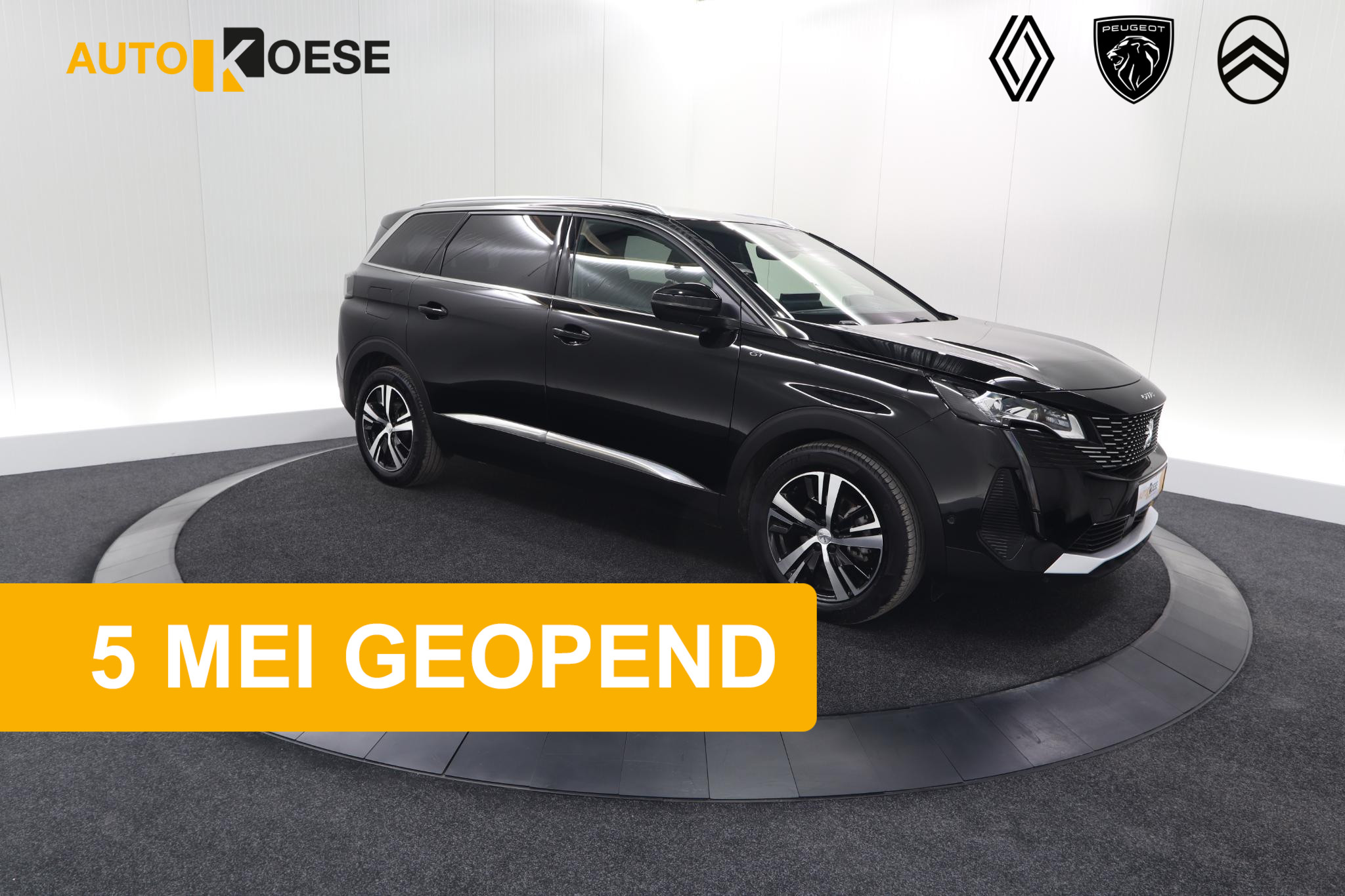 Peugeot 5008 Hybrid 136 e-DCS6 GT | Camera | Dodehoekdetectie | Navigatie | Apple Carplay