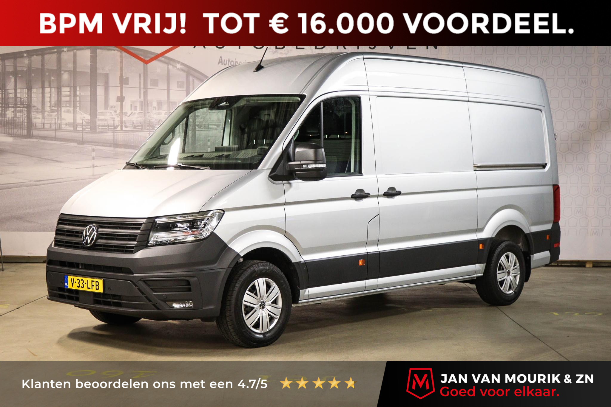 Volkswagen Crafter 35 2.0 TDI L3H2 Trendline | 2 X SCHUIFDEUR | ERGO COMFORT | LED | CLIMA | DAB | CAMERA | STOELVERWARMING