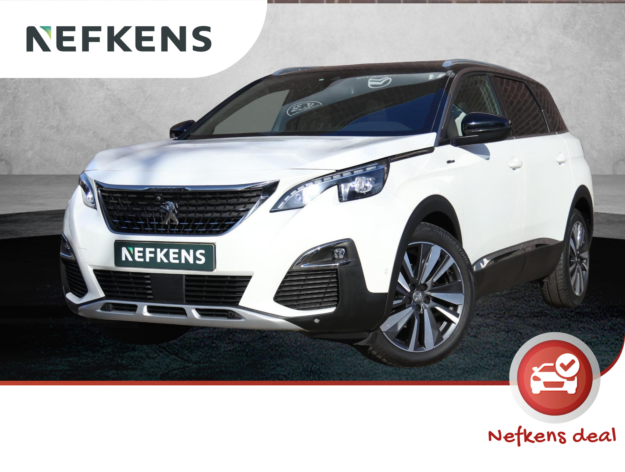 Peugeot 5008 SUV GT-Line 130pk | Schuif- / Kanteldak | Elektrische achterklep | Lederen bekleding
