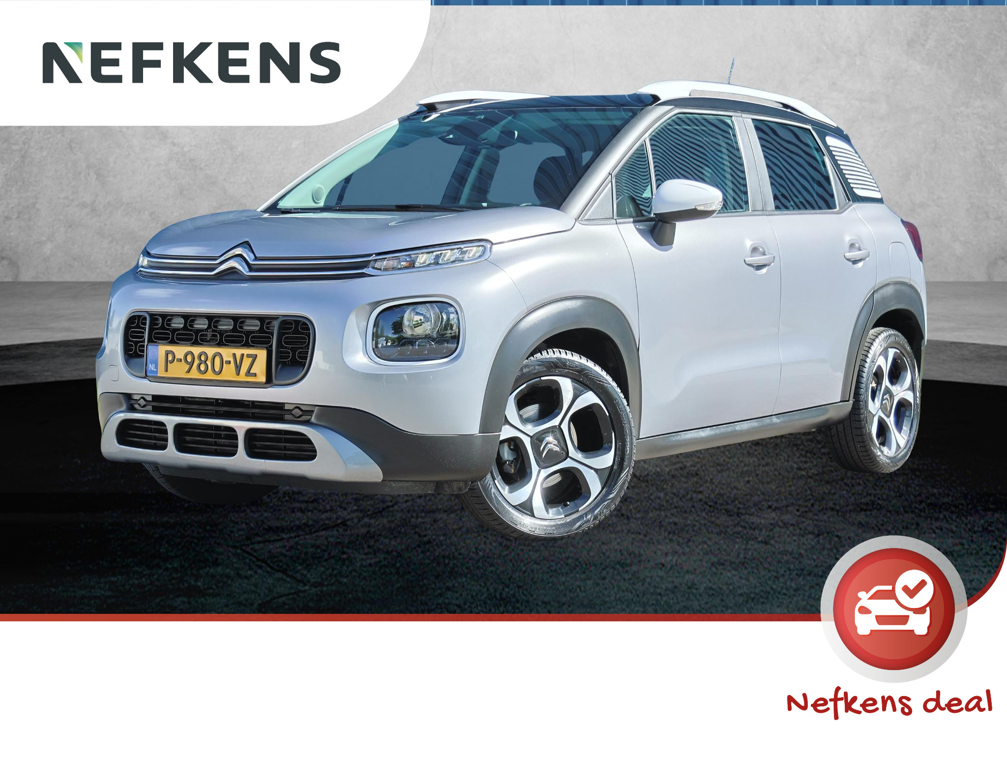 Citroën C3 Aircross 1.2 110PK S&S Shine | Grip Control & Hill Descent Assist | LED | Head-Up Display | Privacy glas | Navigatie | CarPlay & Android auto | 17"LMV |