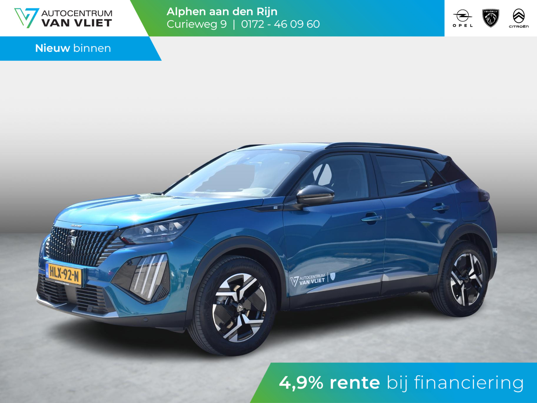 Peugeot e-2008 EV GT Avantage 54 kWh ACHTERUITRIJCAMERA MET SENSOREN | NAVIGATIE & CARPLAY | E.C.C. | VERWARMBARE STOELEN |