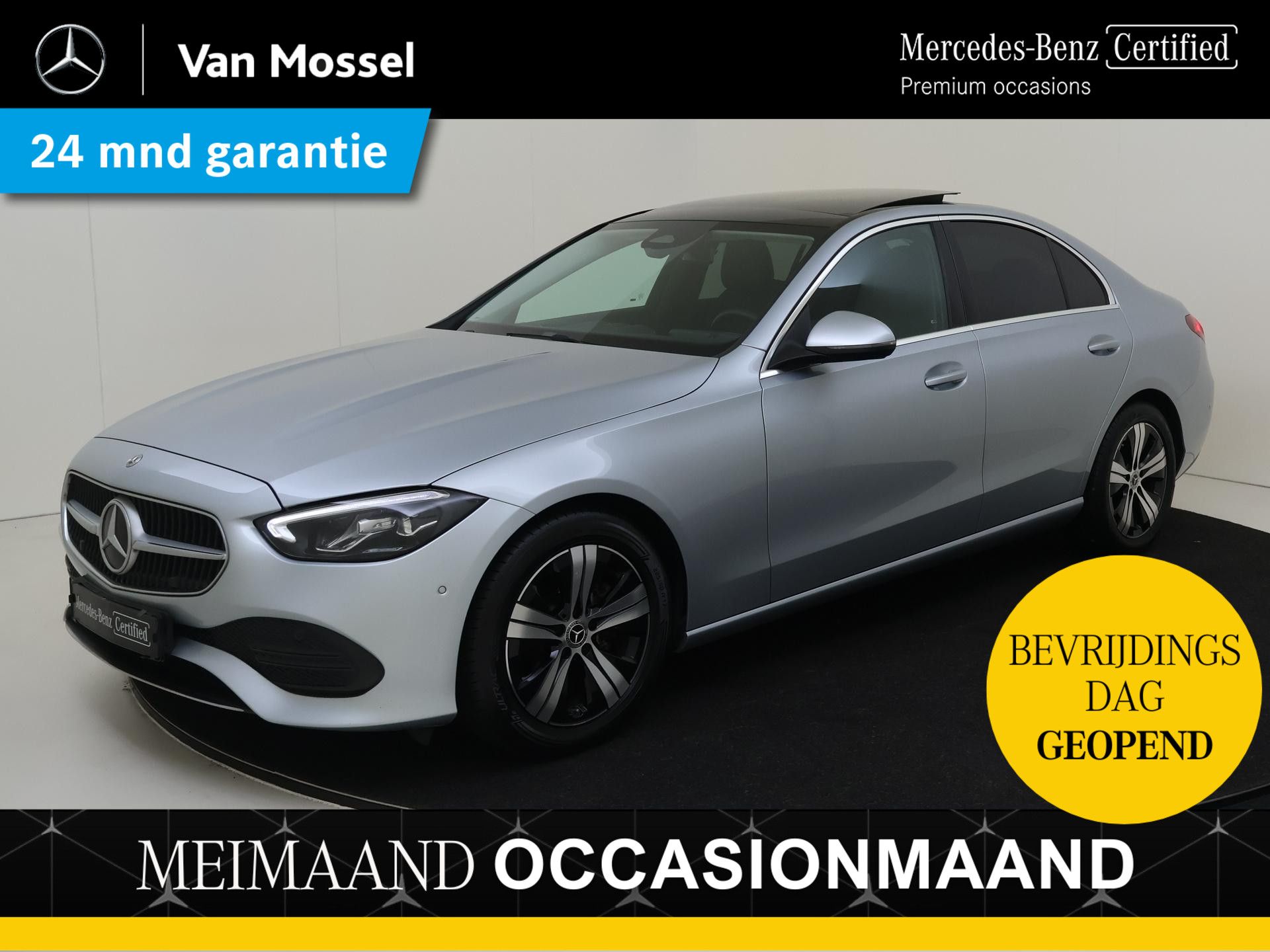 Mercedes-Benz C-Klasse 180 Luxury Line / Stoelverwarming / Achteruitrijcamera / Panaroma-schuifdak /