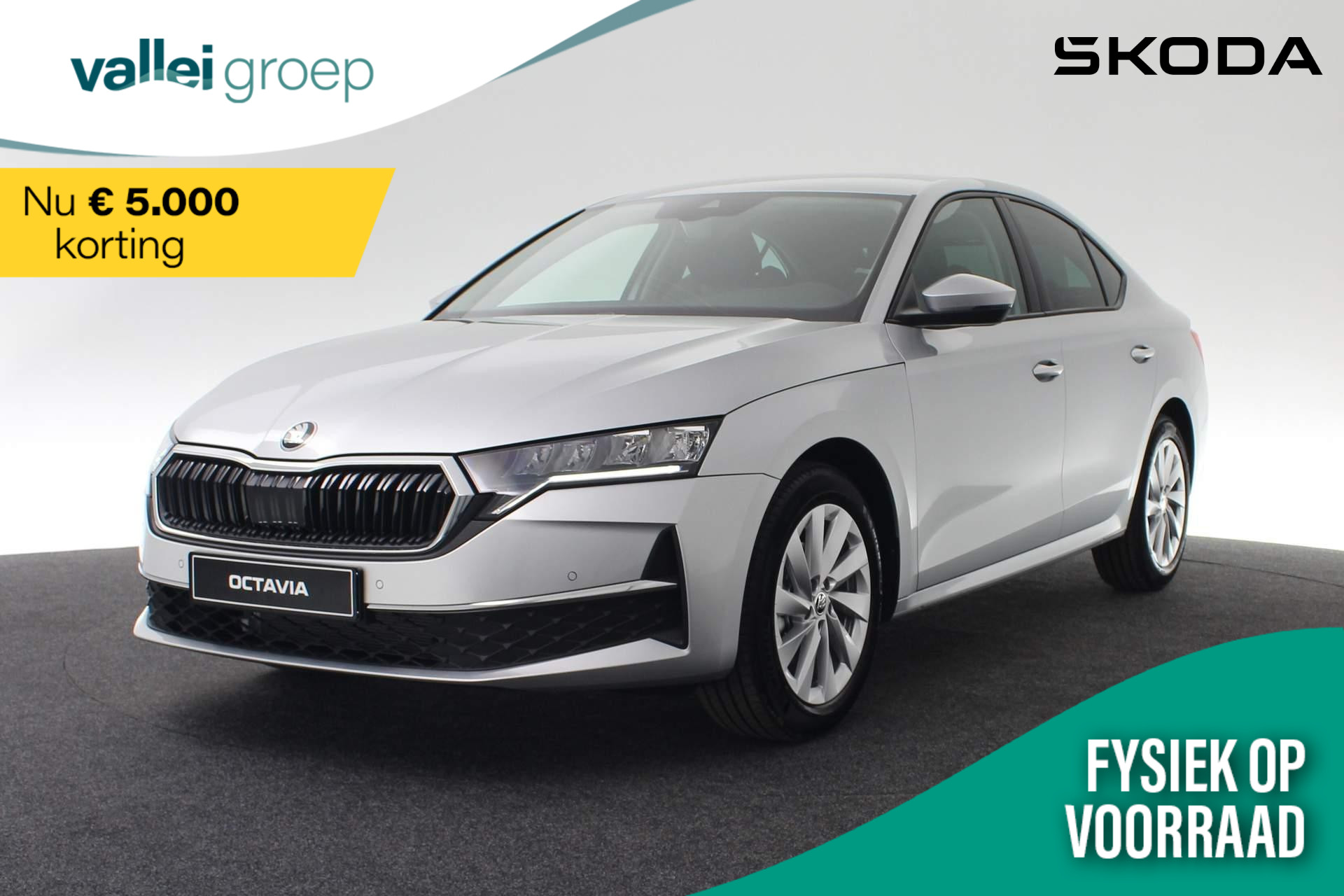 Škoda Octavia First Edition 1.5 TSI m-HEV 85 kW / 115 PK Hatchba ck 7 versn. DSG | Korting € 5000,00!
