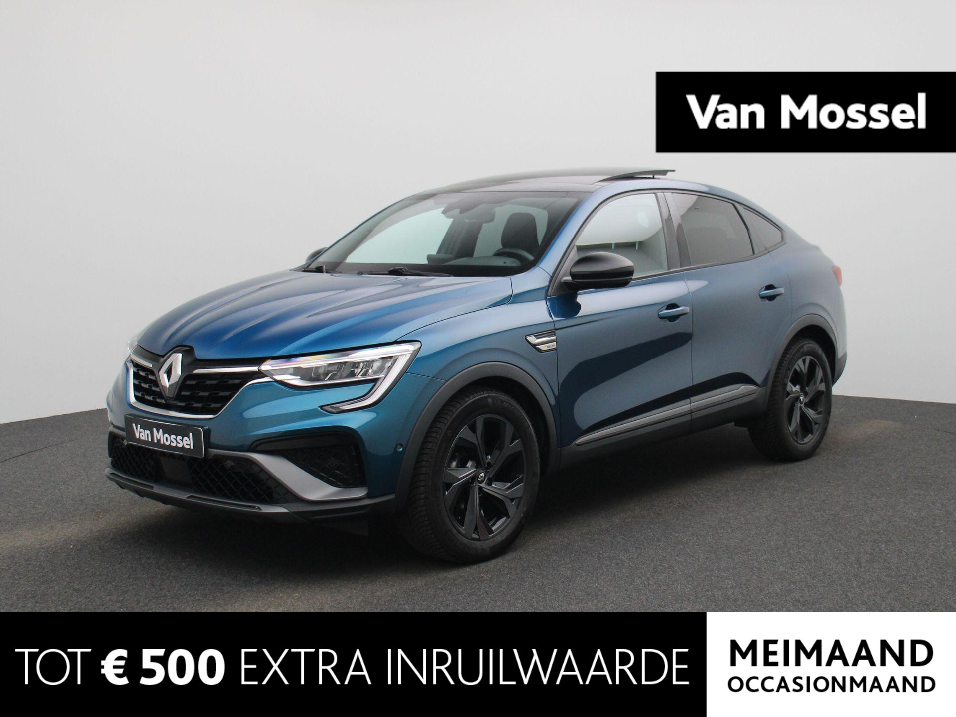 Renault Arkana TCe 140 EDC R.S.Line | Automaat | Panorama dak | Leder | Navigatie | Stoel verwarming | Sfeer verlichting | Climate control | Parkeer sensoren | Schuifdak | LED | Camera | LMV |