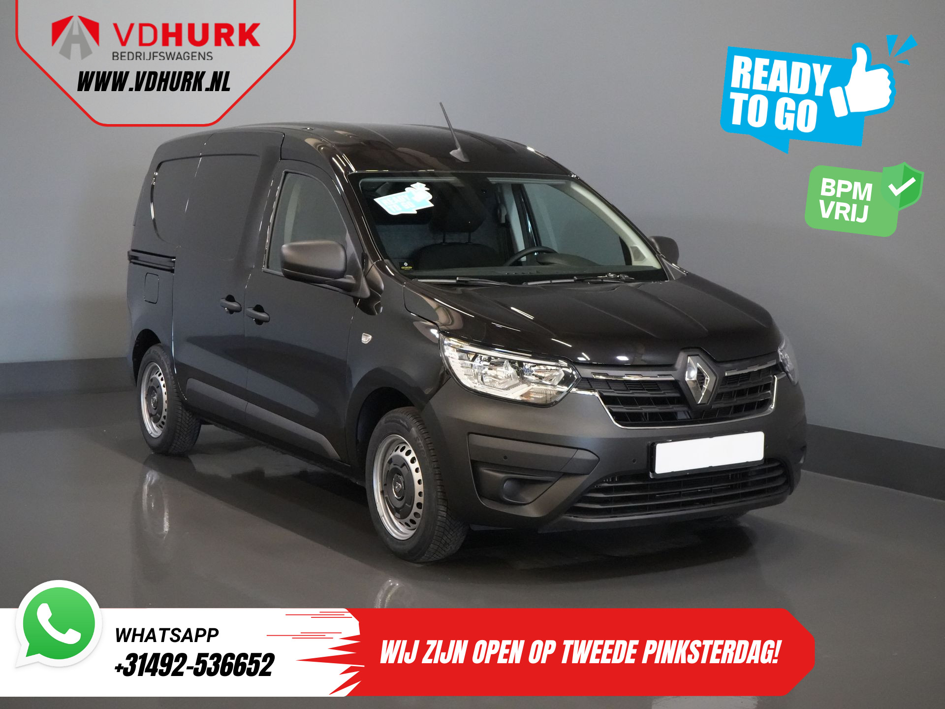 Renault Kangoo Express 1.3 TCe 100 pk BPM VRIJ! BENZINE/ Ready2Go/ Stoelverw./ Carplay/ Betimmerd/ Cruise/ Trekhaak