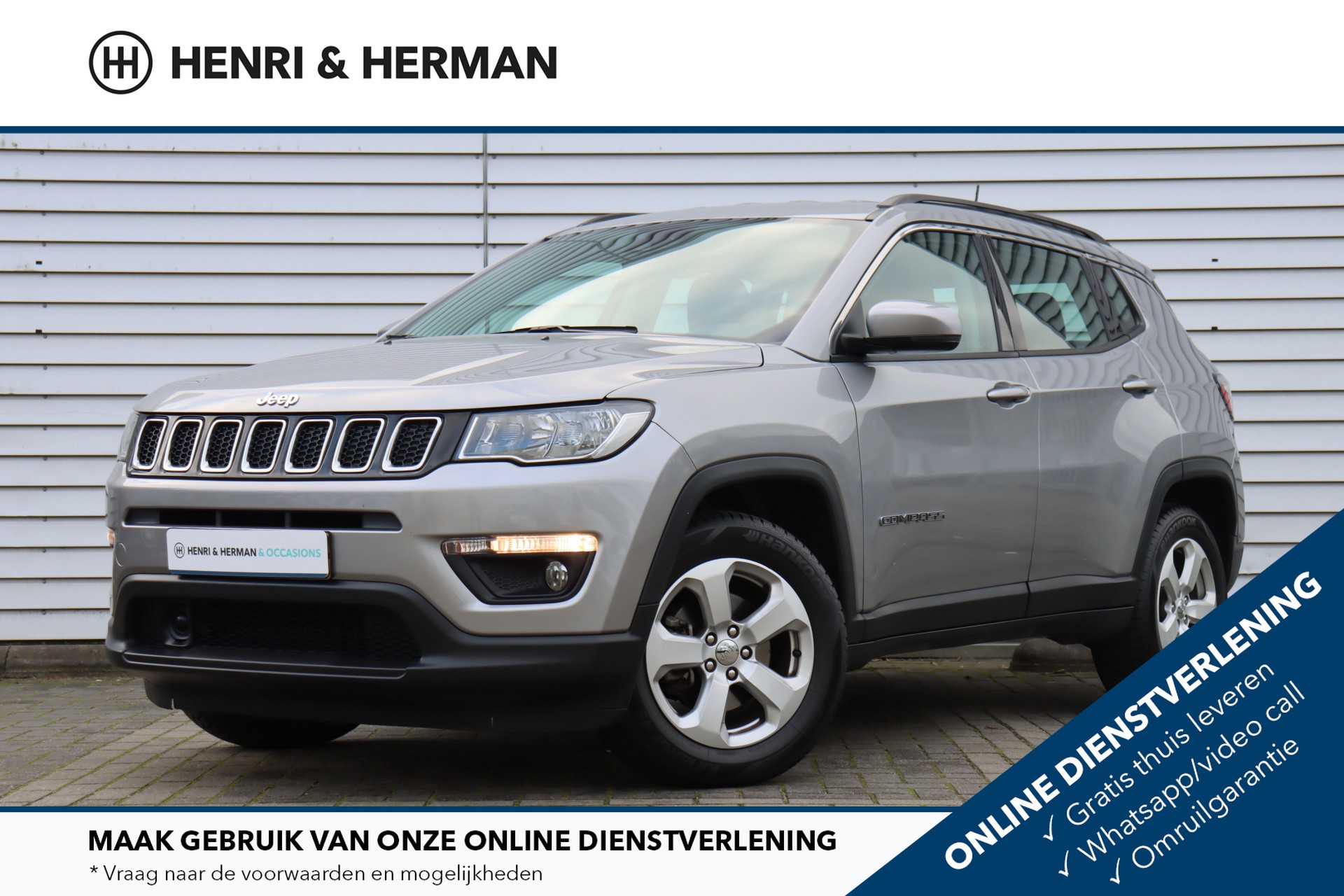 Jeep Compass 140pk MultiAir Longitude (Camera/1ste eig./NAV./17"LMV/Climate)