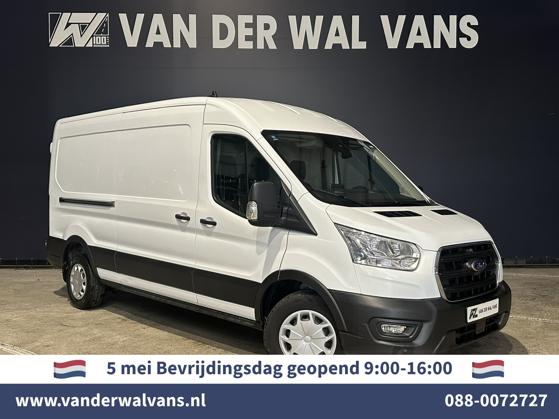 Ford Transit 2.0 TDCI 131pk L2H2 Euro6 Airco | Camera | Navigatie | Apple Carplay Android Auto, Cruisecontrol, Verwarmde Voorruit, Parkeersensoren, Bijrijdersbank