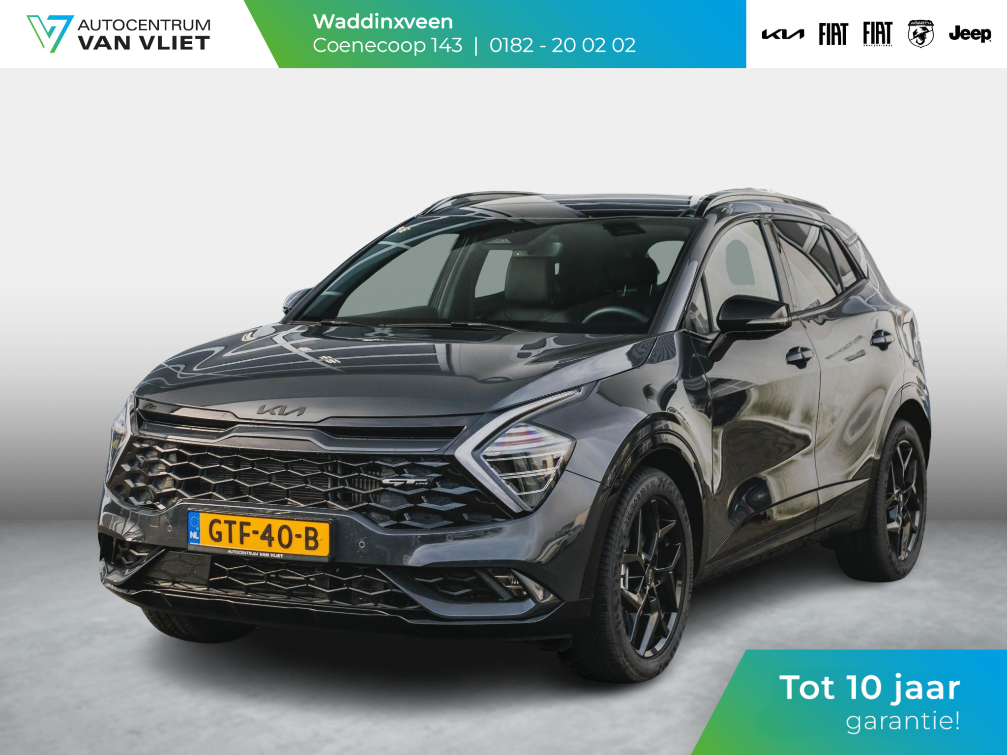 Kia Sportage 1.6 T-GDi Hybrid GT-Line l Beschikbaar in overleg l Stoel Stuurwiel verwarming l Volledig de-chrome l 19 Inch Velgen l Vraag de verkoper naar de optie om elke Kia te personaliseren l