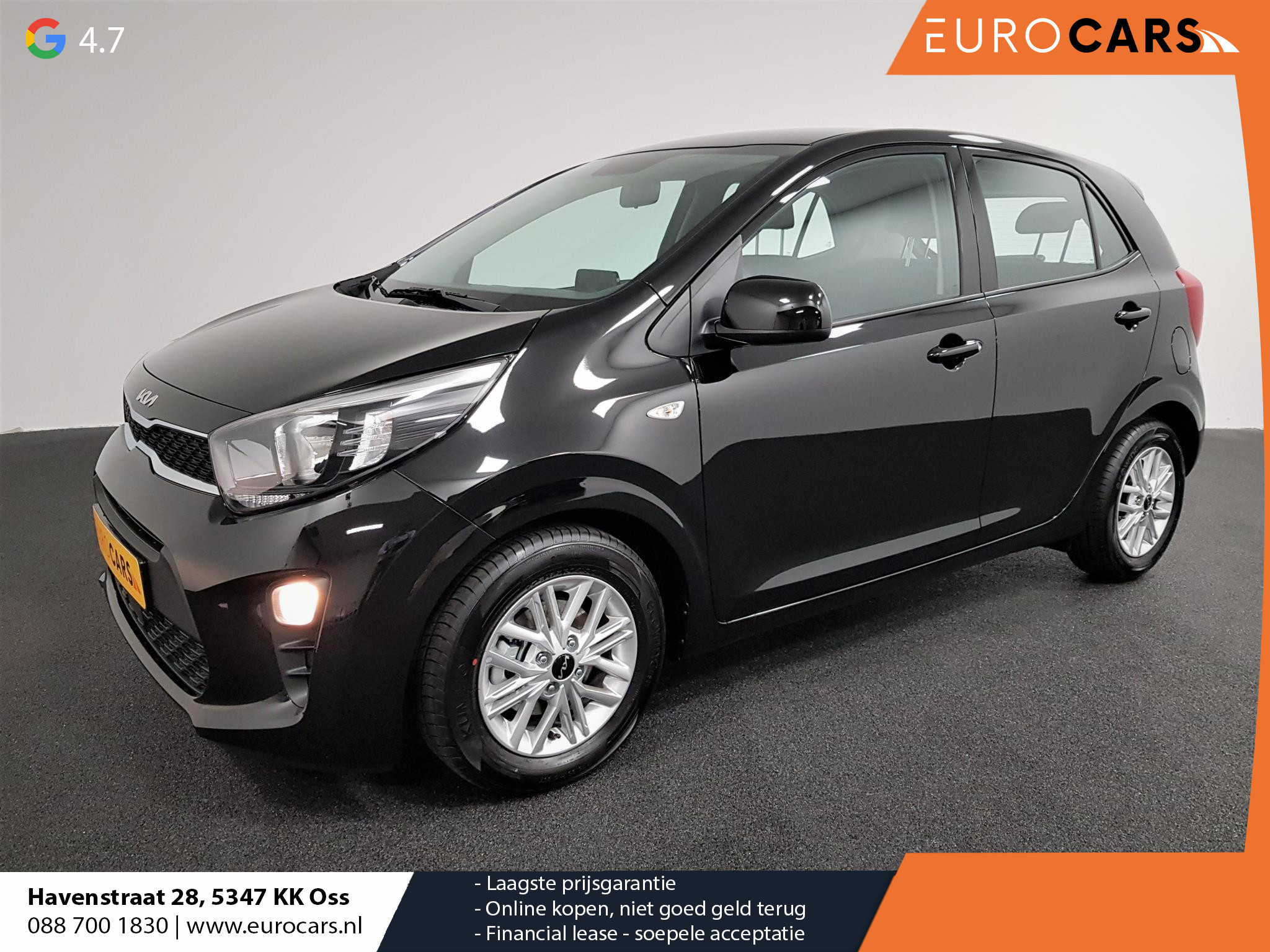 Kia Picanto 1.0 DPi Automaat DynamicLine Navigatie Apple Carplay/Android Auto Airco Camera DAB Lichtmetalen velgen Bluetooth
