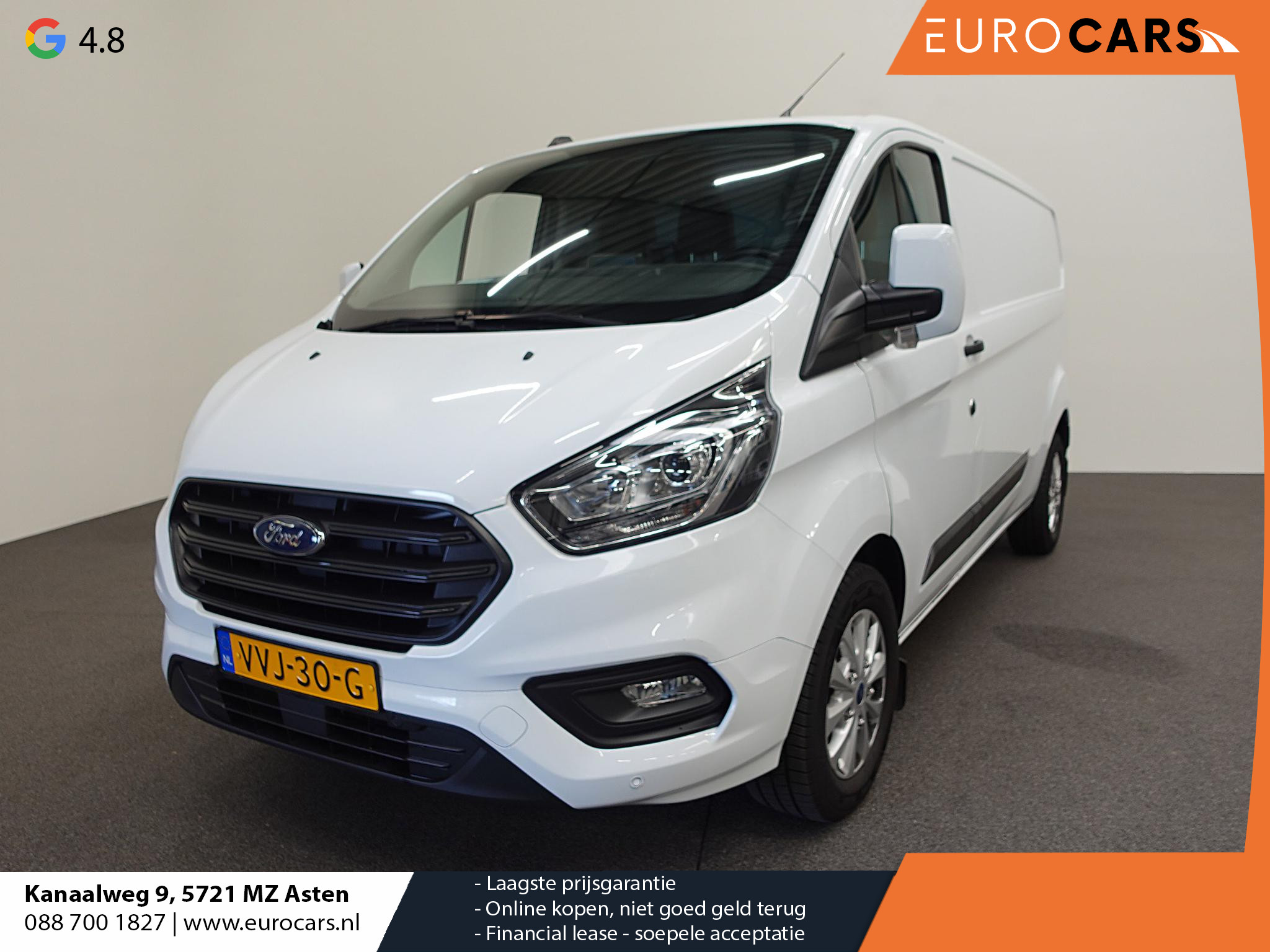 Ford Transit Custom 300 2.0 TDCI L2H1 Trend Automaat Navigatie Camera Airco Bluetooth Trekhaak
