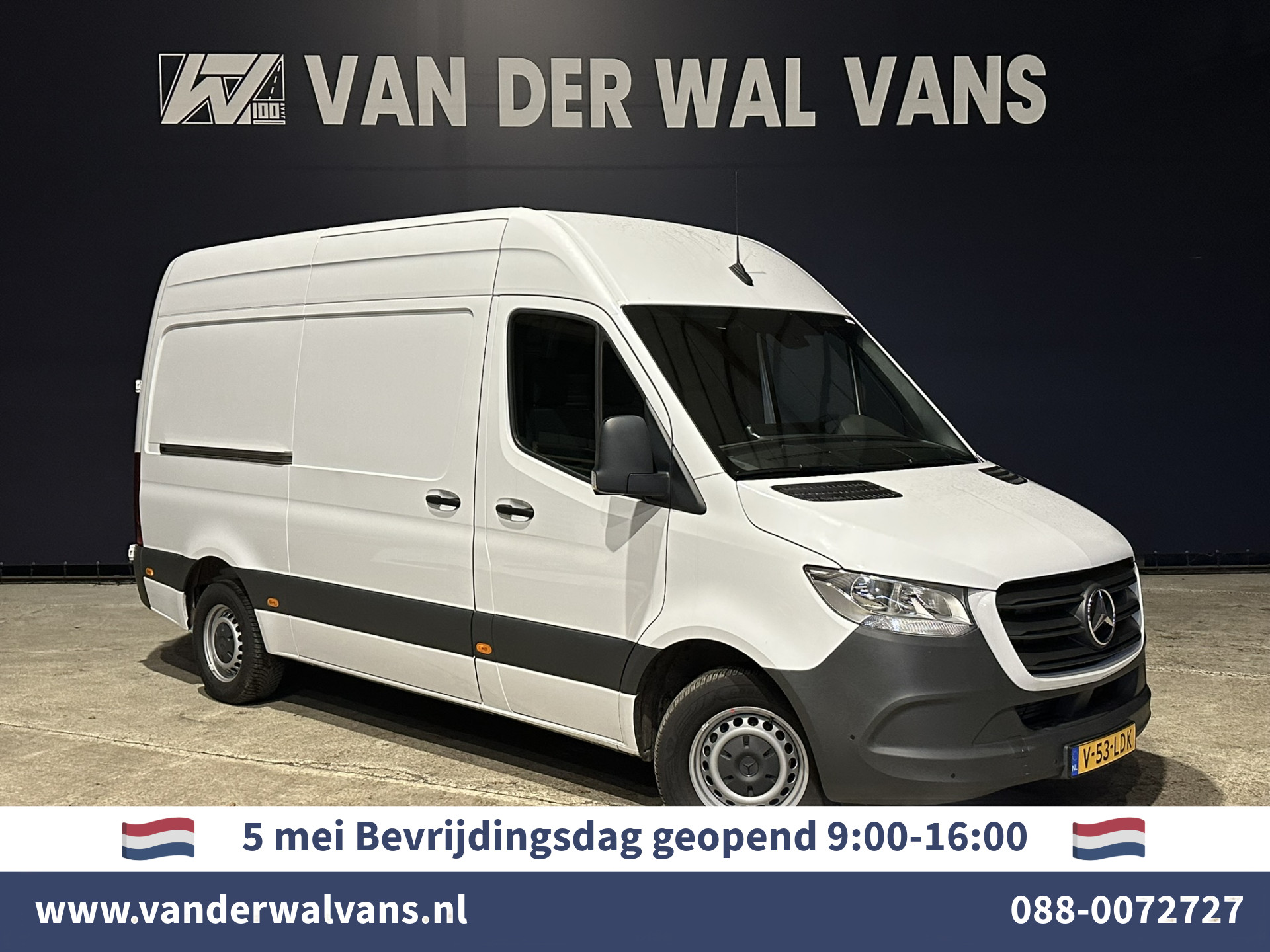 Mercedes-Benz Sprinter 317 CDI 170pk 9G-Tronic Automaat L2H2 Fabrieksgarantie Euro6 Airco | Camera | Navigatie Cruisecontrol, Stoelverwarming, Parkeersensoren, Bijrijdersbank