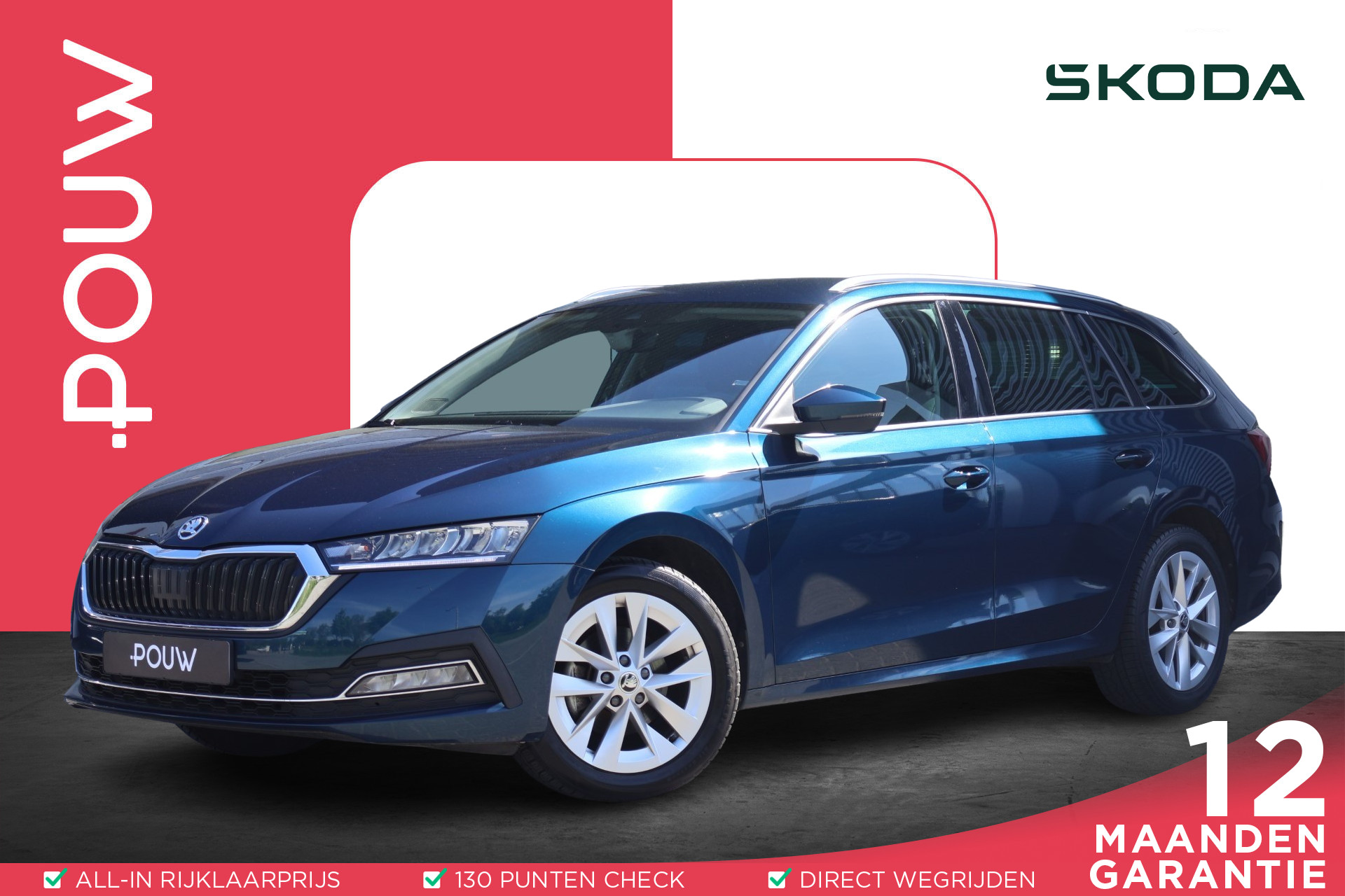 Škoda Octavia Combi 1.5 e-TSI 150pk DSG Business Edition Plus | Stoel- / Stuurverwarming | Apple CarPlay/ Android Auto | DAB | Navigatie