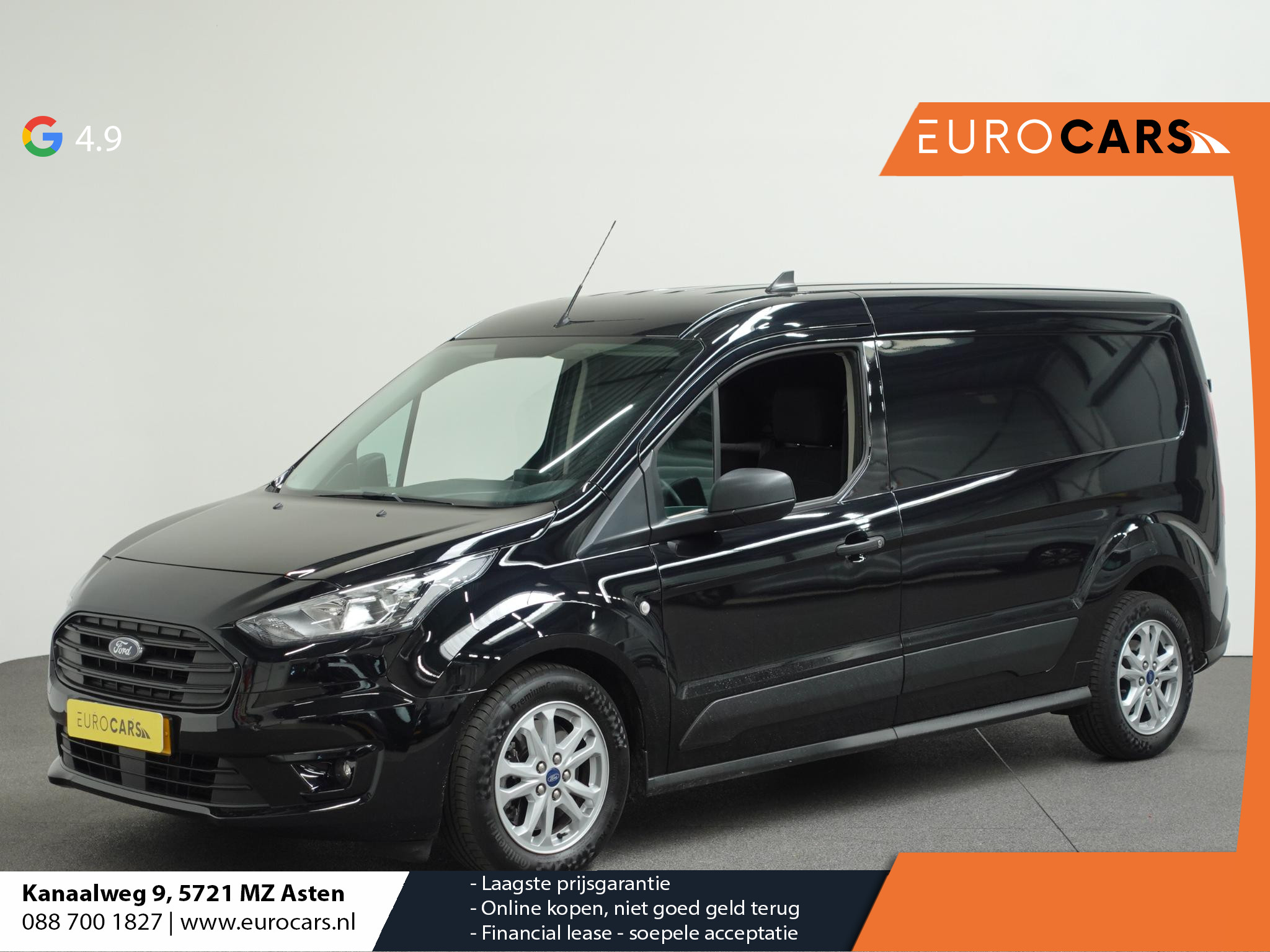 Ford Transit Connect 1.5 EcoBlue L2 Trend Automaat Navigatie Airco Parkeersensoren Cruise Control 3Zits Camera DAB+