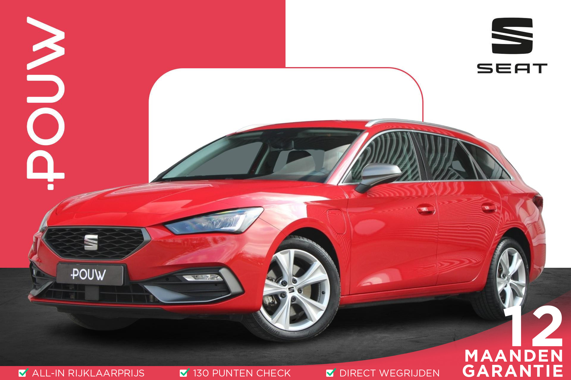 SEAT Leon Sportstourer 1.4 TSI 204pk eHybrid PHEV FR | Navigatie | Parkeersensor Achter