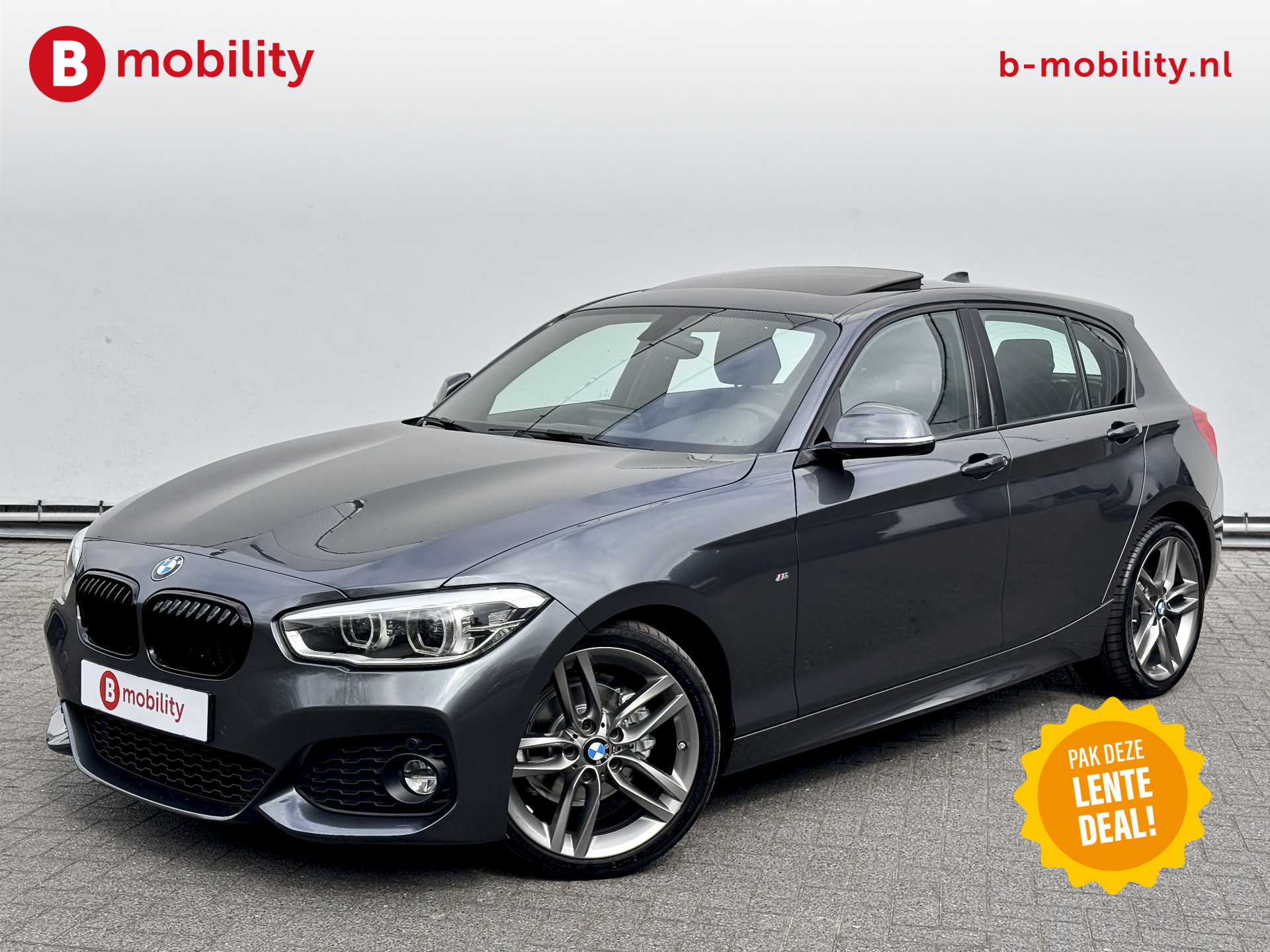 BMW 1 Serie 118i High Executive M-Sport Apple CarPlay | Schuif/Kanteldak | HIFI | DAB | Leer