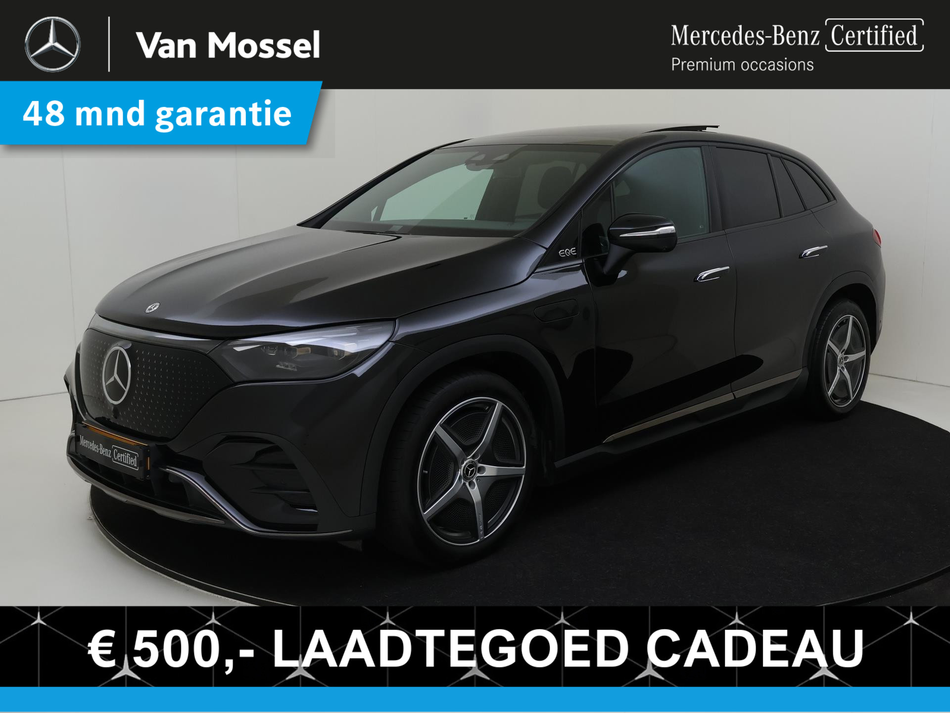 Mercedes-Benz EQE 350 4Matic AMG Line 91 kWh / Stoelverwarming / Memory-Stoelen / 360Graden-Camera / Panorama-schuifdak / Night-Pakket /