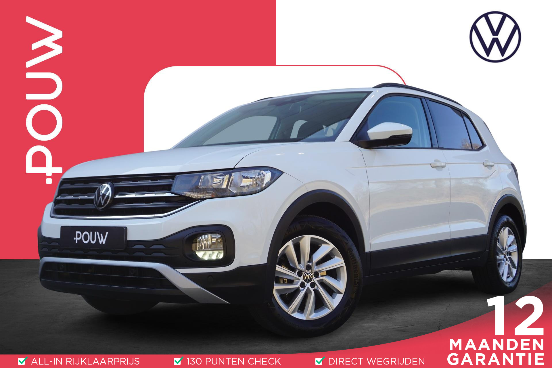 Volkswagen T-Cross 1.0 TSI 95pk Life | Navigatie | Apple Carplay & Android Auto | Parkeersensoren |