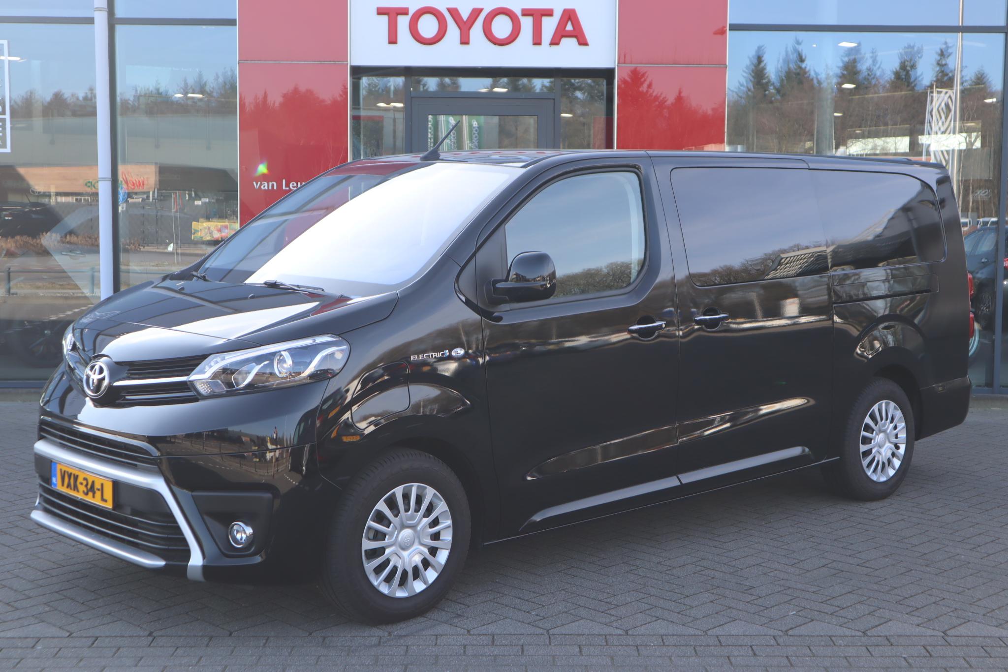 Toyota ProAce Long Worker Dubbel Cabine EXTRA RANGE 75KWH ELECTRIC NAVI CLIMA 2xSCHUIFDEUR PARK-SENSOREN NL-AUTO