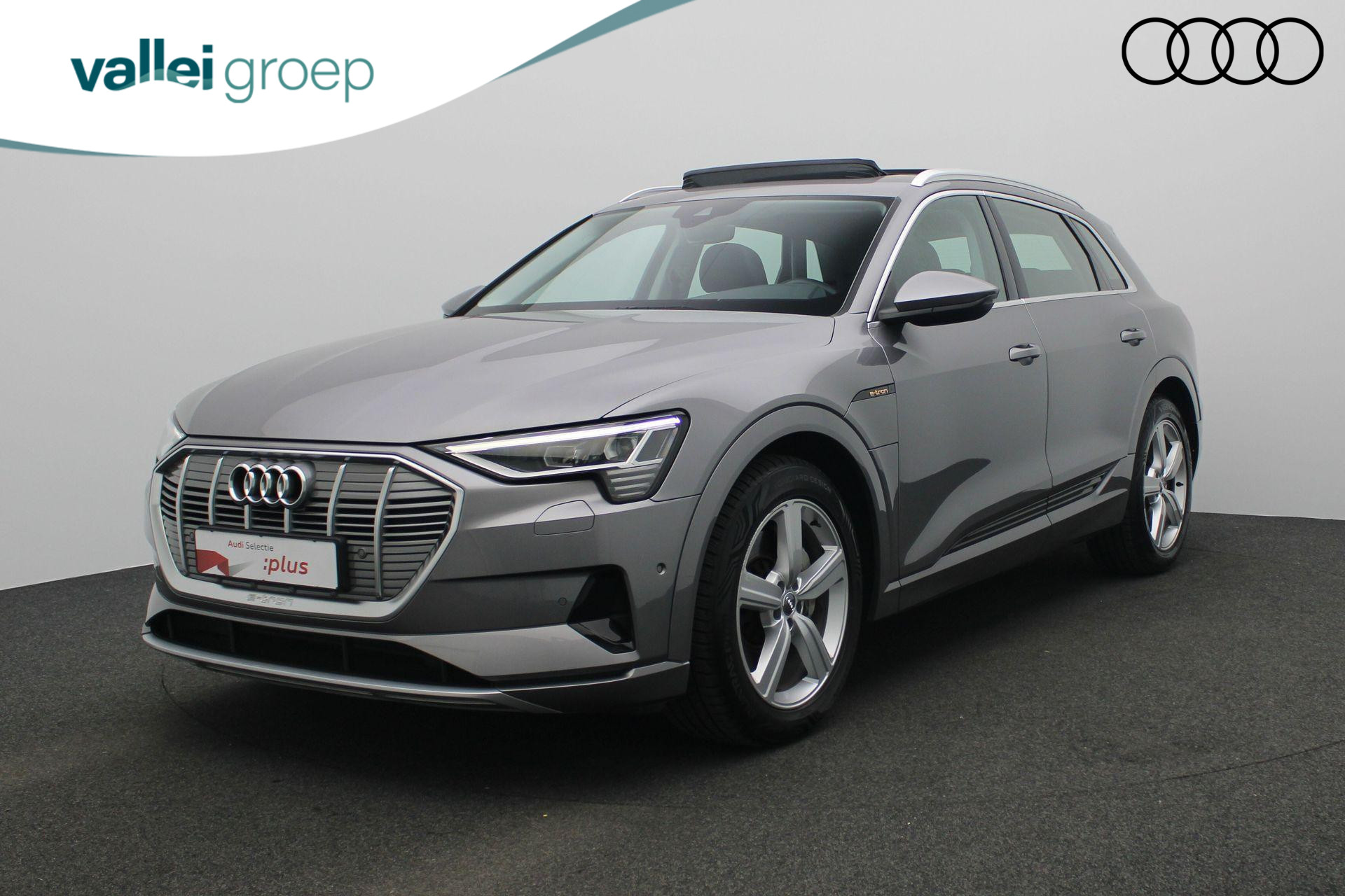 Audi e-tron e-tron 50 quattro Launch edition plus 71 kWh 313 pk | Panoramadak | Leder | Geheugenstoel | Luchtvering