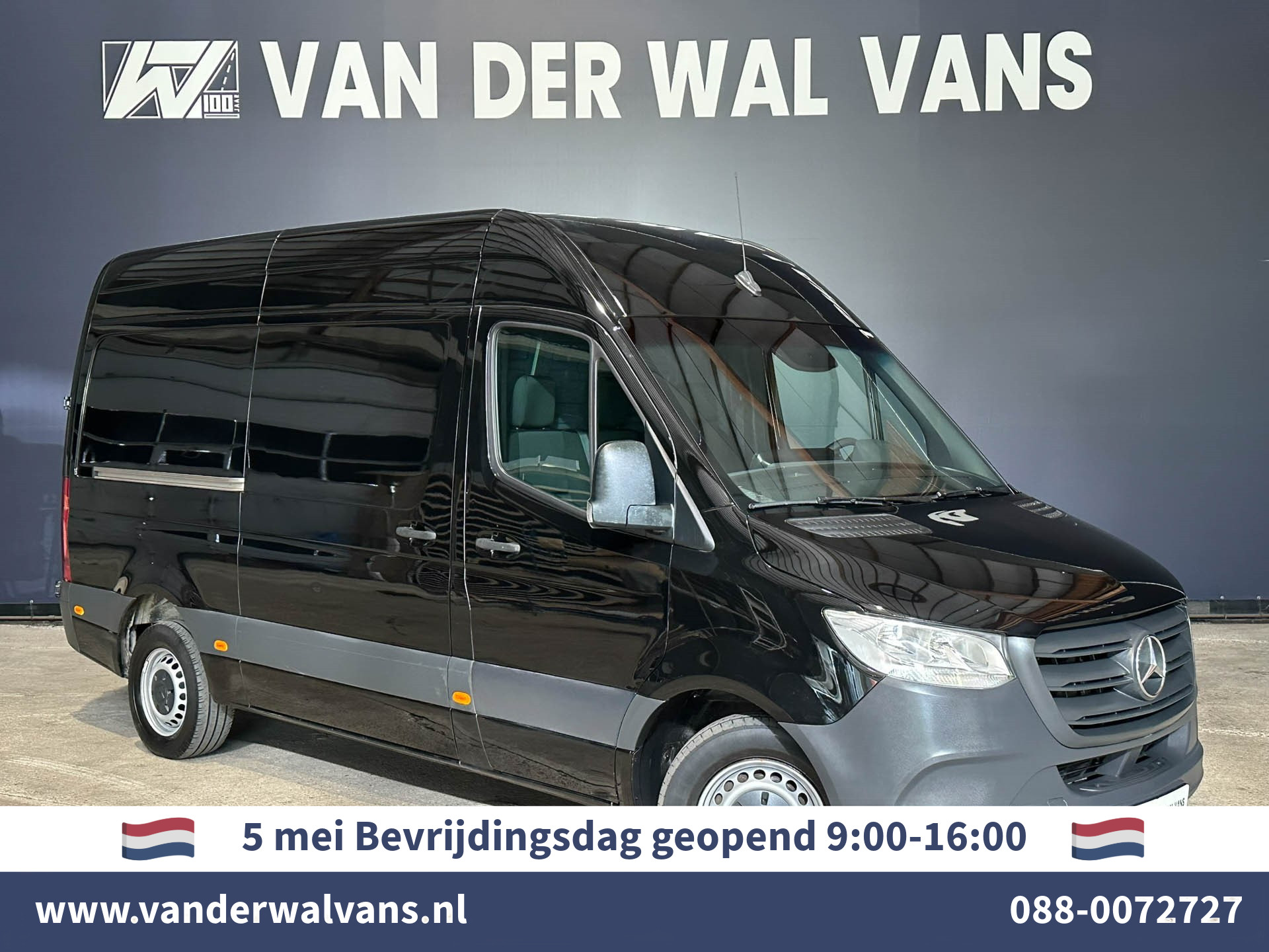 Mercedes-Benz Sprinter 316 CDI 164pk Automaat L2H2 Euro6 Airco | Camera | Apple Carplay | Trekhaak | Cruisecontrol Android auto, bijrijdersbank, mbux