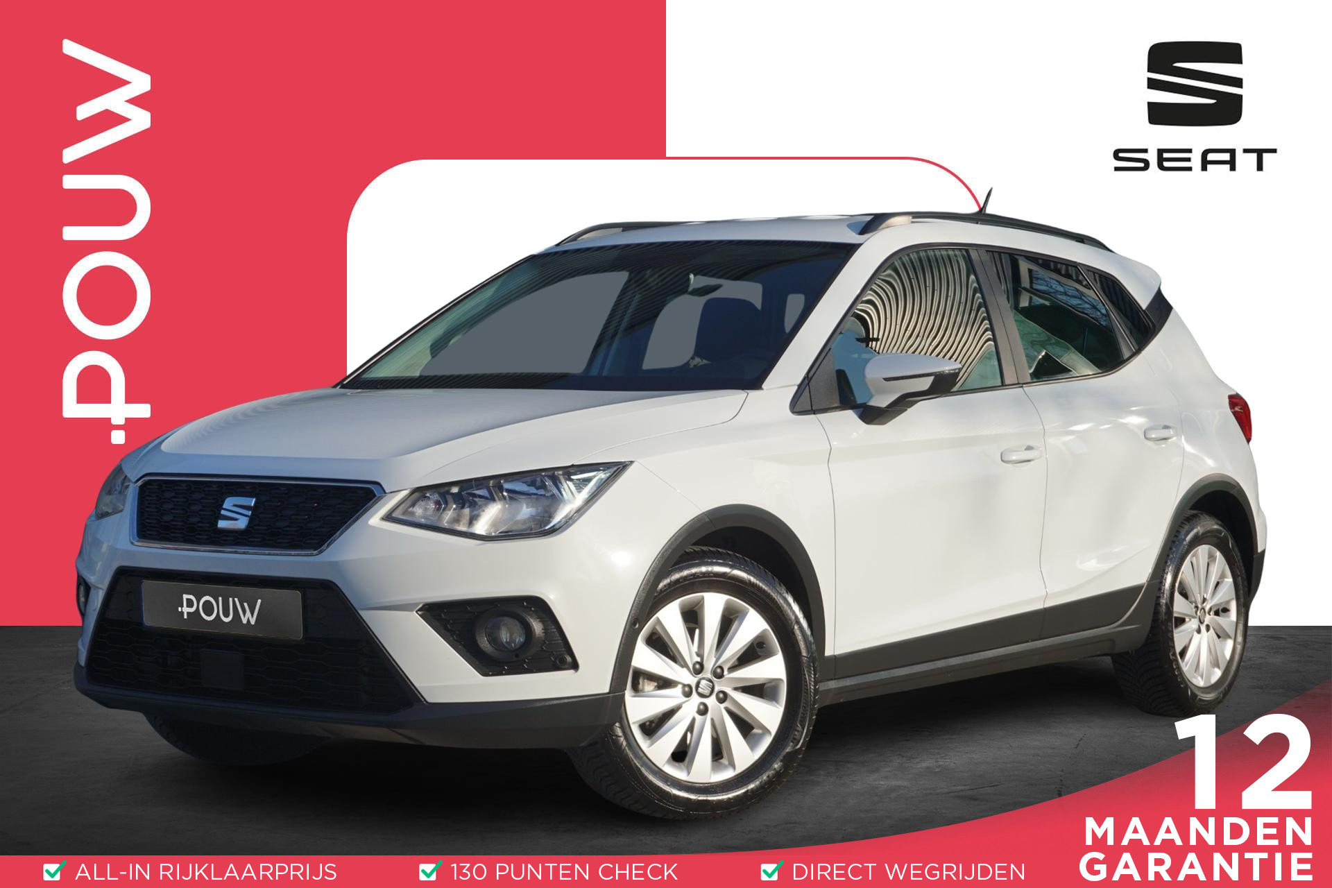 SEAT Arona 1.0 TSI 115pk DSG Style Business Intense | PDC Rondom | Navigatie | Adaptive Cruise | FullLink