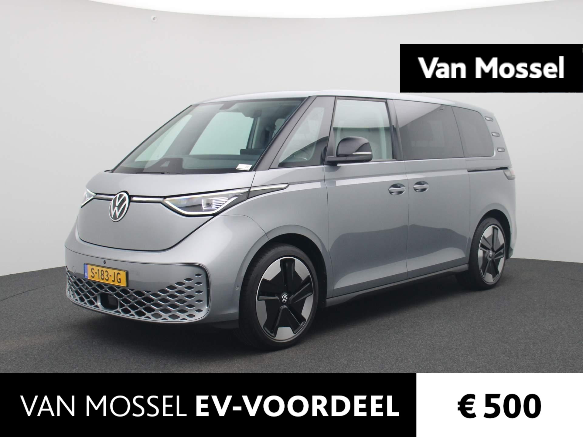 Volkswagen ID. Buzz 1st Max 77kWh | Automaat | Navigatie | Camera | Adaptive Cruise Control | Climate Control | Stoelverwarming | Parkeersensoren | Virtual Cockpit | Rijprofielen | Lichtmetalen velgen | Privacy glass |