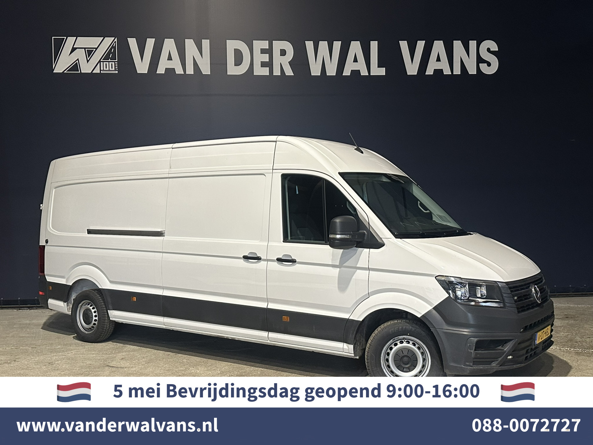 Volkswagen Crafter 2.0 TDI 141pk Automaat L4H3 L3H2 RIJKLAAR Euro6 Airco | Camera | Apple Carplay Android Auto, Chauffeursstoel, Stoelverwarming, 3000kg Trekhaak