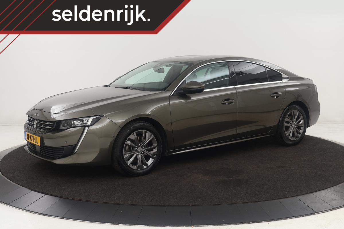 Peugeot 508 1.6 PureTech Allure Avantage | Stoelverwarming | Adaptive cruise | Carplay | Full LED | Keyless | Carplay | Navigatie | Half leder | Dodehoek detectie