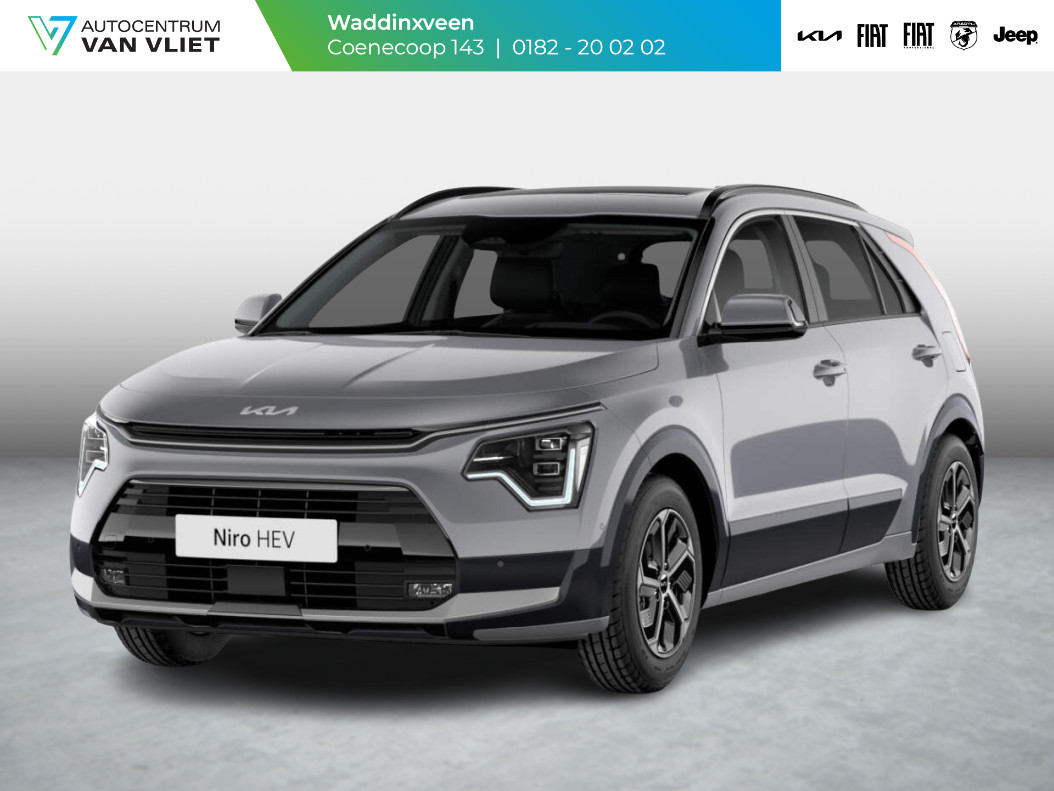 Kia Niro 1.6 GDi Hybrid DynamicLine ANWB Private Lease v.a. € 469,- | Snelle Levering | Clima | Camera | Apple Carplay | Navi | Adapt. Cruise
