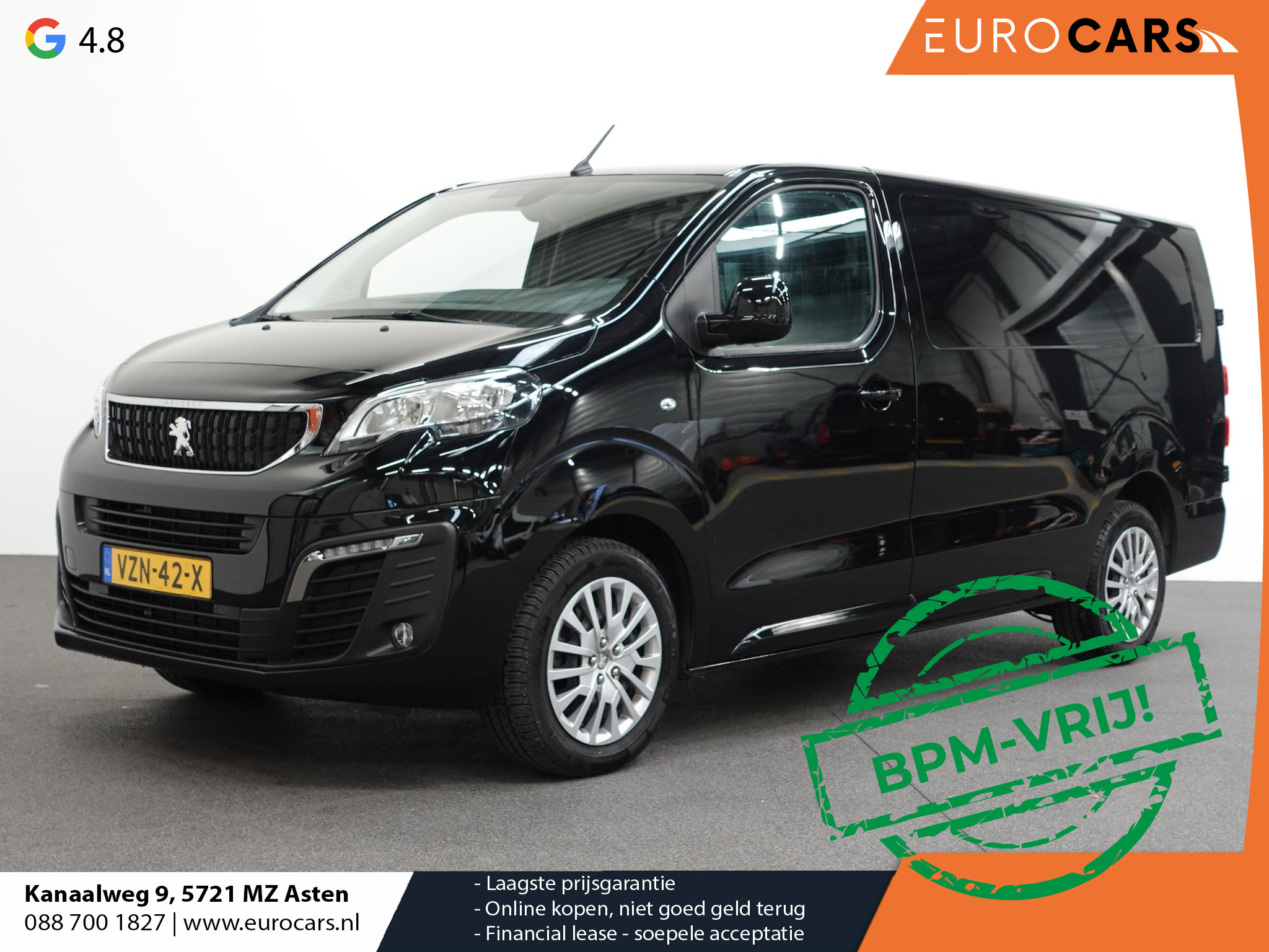 Peugeot Expert 145pk L3 Automaat Navigatie Trekhaak Carplay Cruise control Airco parkeersensoren