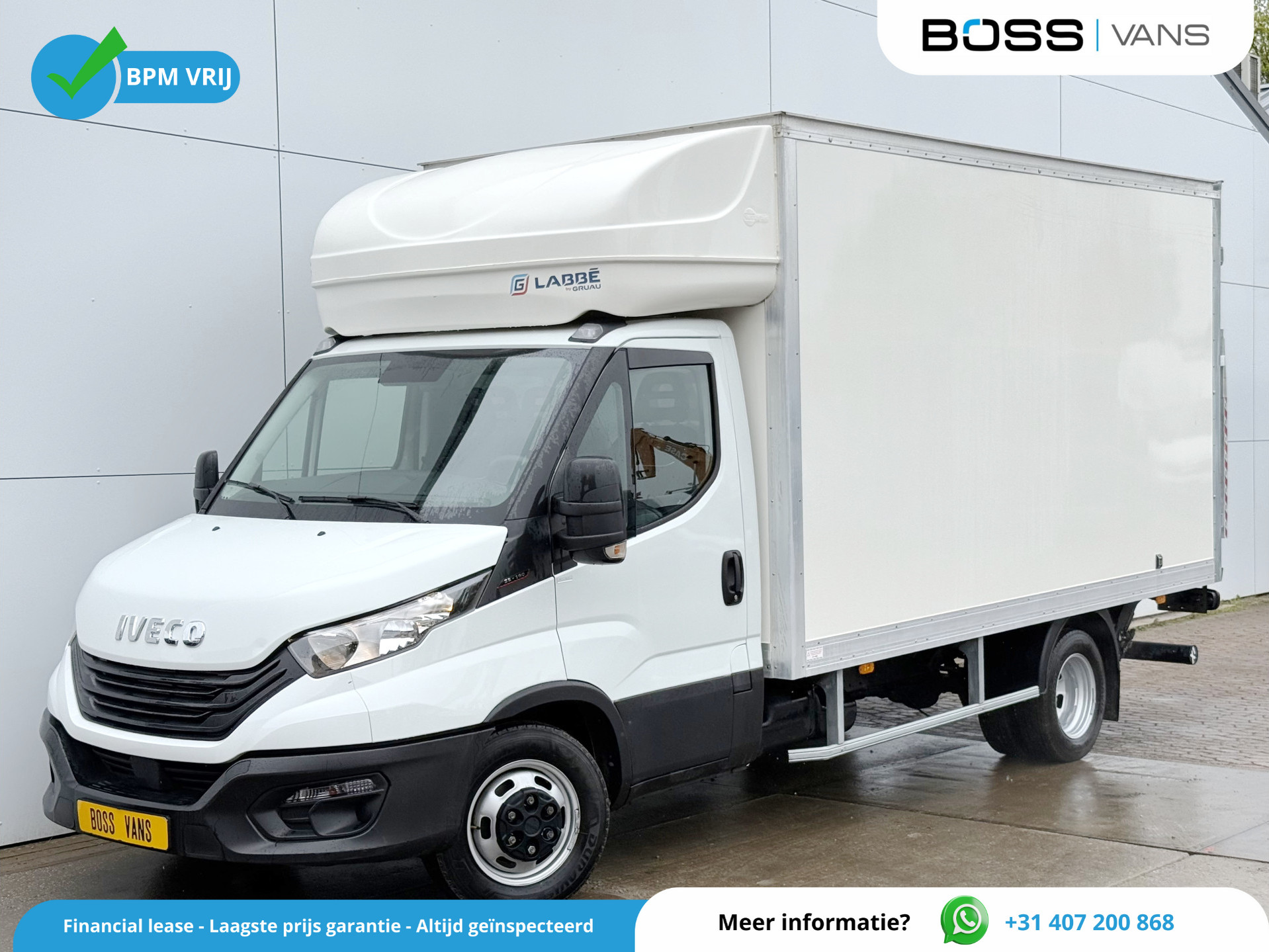 Iveco Daily 35C16 3.0L Laadklep Dubbellucht Climate Control Cruise Control Meubelbak Bakwagen Koffer