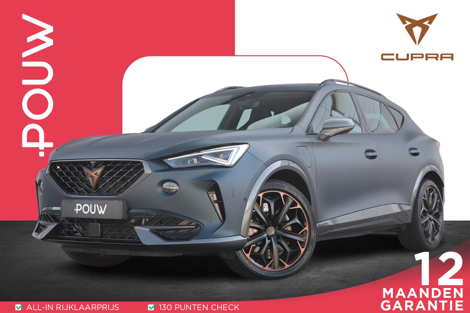 CUPRA Formentor 1.4 e-Hybrid 245pk DSG VZ Performance Limited | SoH 99% | Trekhaak | Brembo | Stoelverwarming | 360 Camera