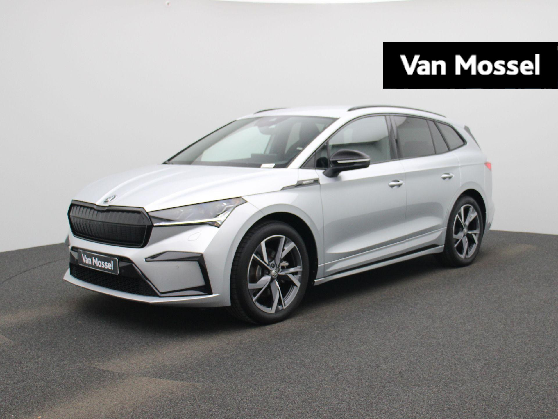 Škoda Enyaq iV 60 Sportline Business 58 kWh 180 PK | Automaat | Matrix LED Koplampen | Navigatie | Achteruitrijcamera | Climate Control | Cruise Control | Parkeersensoren | Privacy Glass | Lichtmetalen velgen | €12.810,- Actiekorting! | Direct leverbaar! |