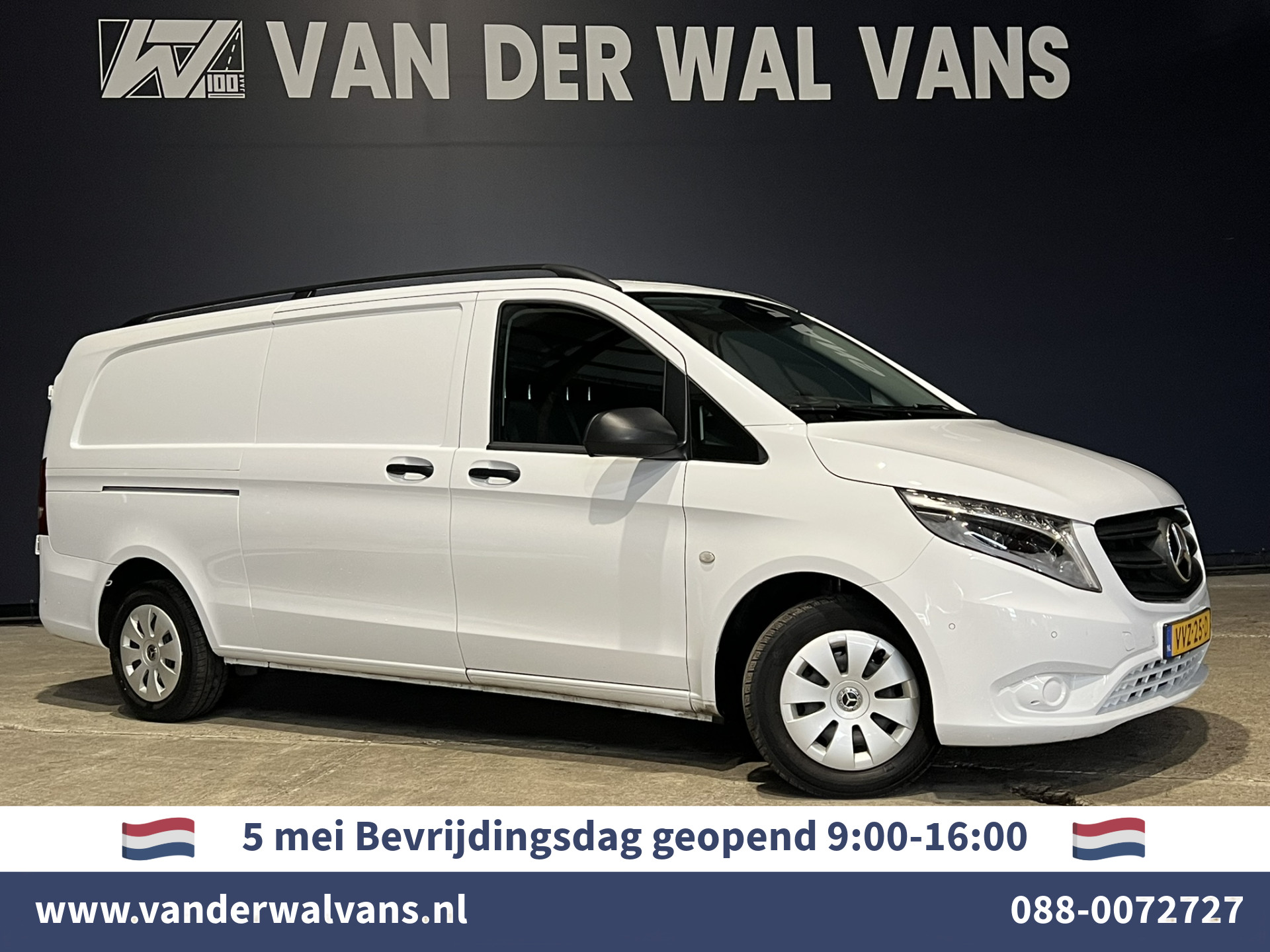 Mercedes-Benz Vito 116 CDI 164pk 9G Tronic Automaat L3H1 XL Fabrieksgarantie Euro6 Airco | LED | Camera cruisecontrol, parkeersensoren, Apple Carplay, Android auto, 2500kg Trekhaak, bijrijdersbank