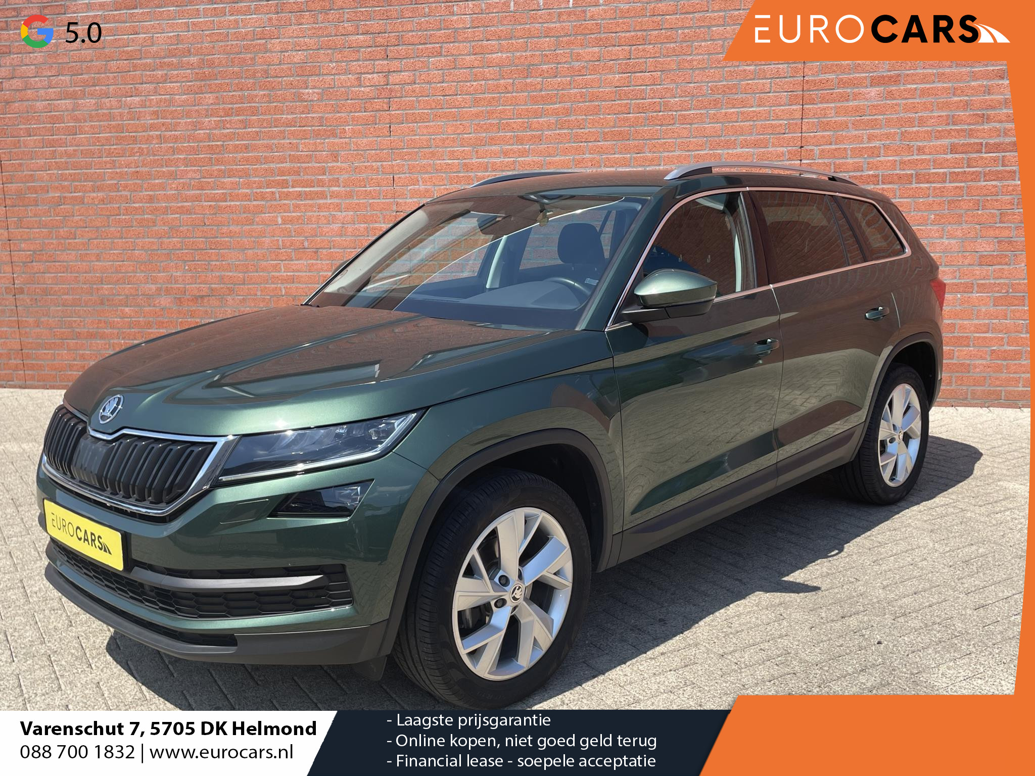 Škoda Kodiaq 1.5 TSI 150pk DSG Style 7p. | Navigatie | Apple Carplay/Android Auto | Adaptive Cruise Control | Parkeersensor achter | Stoel- en stuurverwarming | Ledverlichting | Getinte ramen | Climate Control