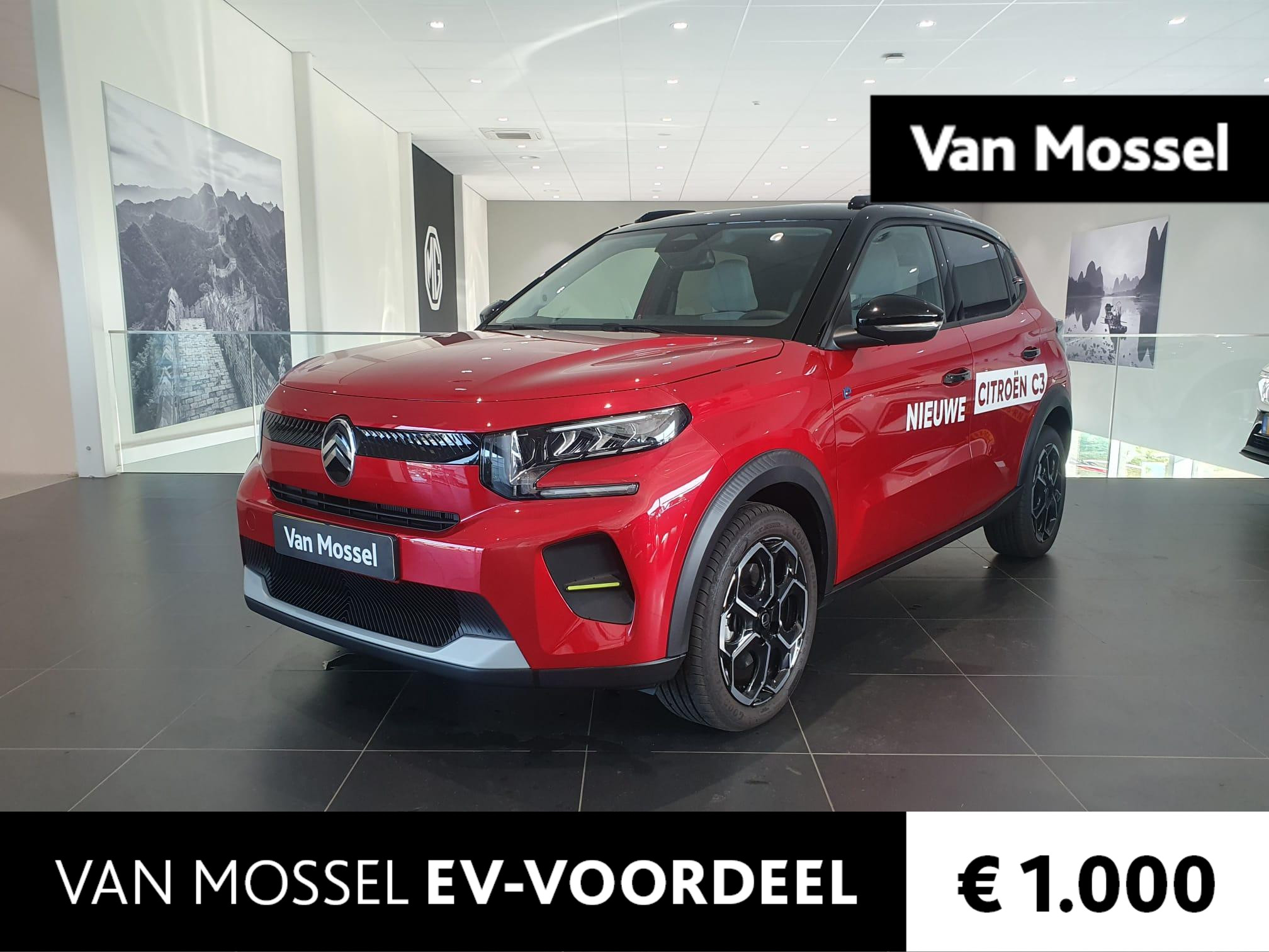 Citroën ë-C3 Max 113pk 44 kWh | Camera | Apple Carplay/Android Auto | 17" Lichtmetalen velgen | Navigatie