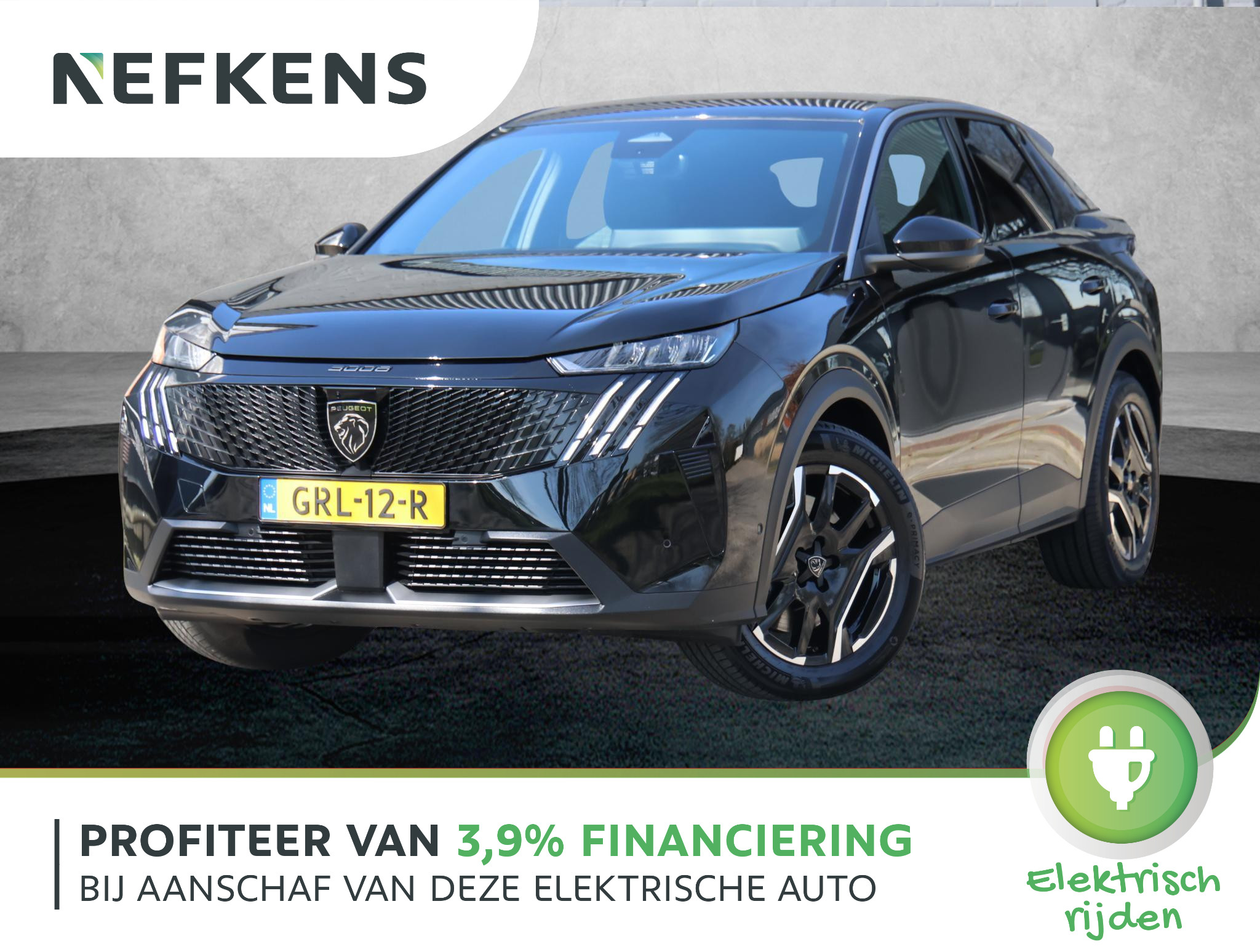 Peugeot e-3008 Allure Avantage 73 kWh 210PK | ACCU 100% | Navigatie | Rondomzicht Camera | Matrix LED Koplampen | Keyless Entry | Dodehoek Detectie | Adaptieve Cruise Control | 19" lichtmetalen Velgen | Apple Carplay/Android Auto |