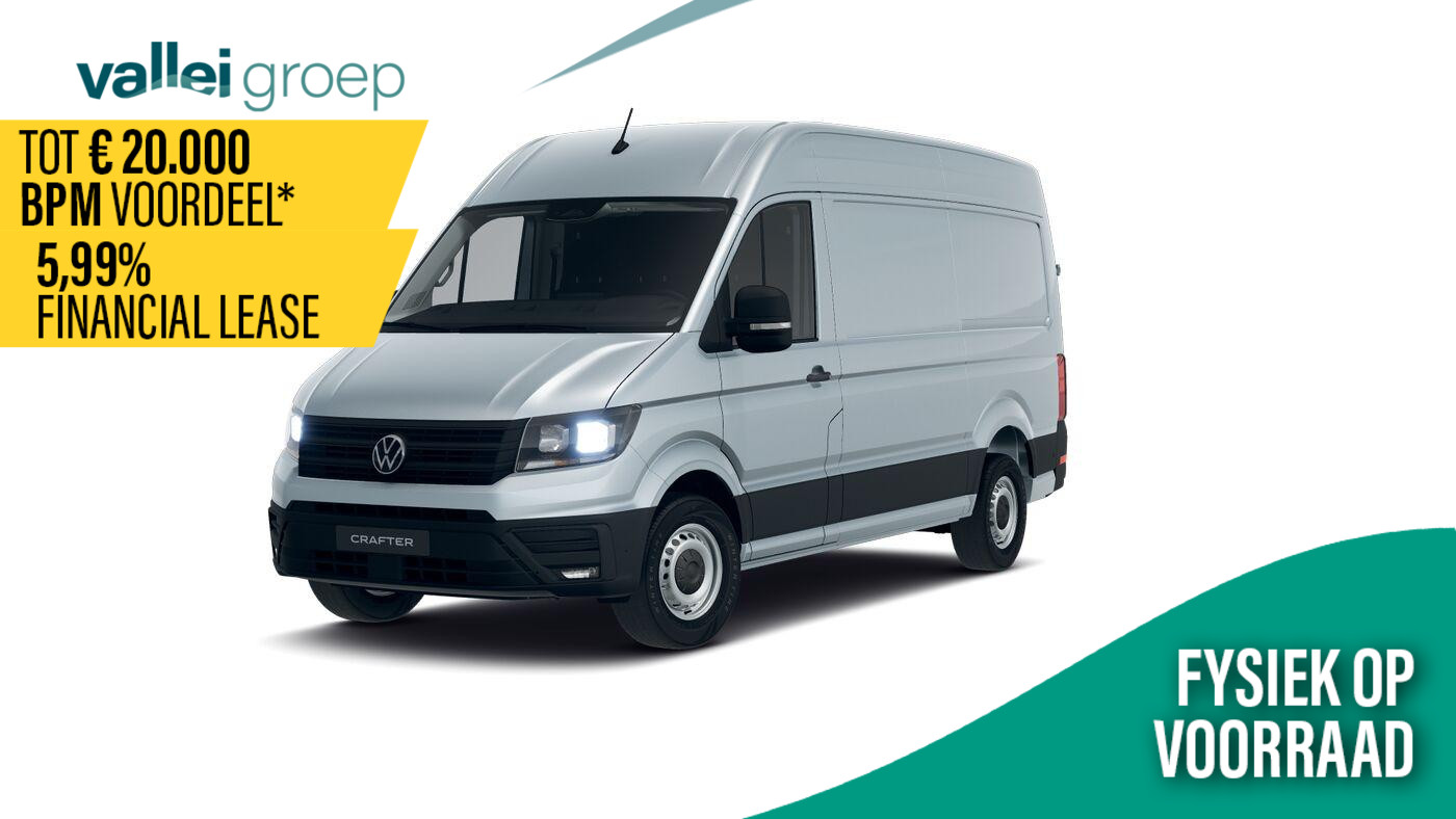 Volkswagen Crafter Bedrijfswagens Highline L3 2.0 TDI EU6 103 kW (140 pk) GVW 3.5T W B 3640 MM 8 versn. Auto