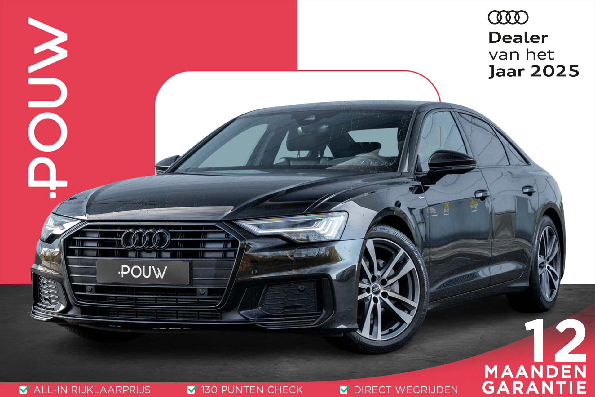 Audi A6 Limousine 40 TFSI 204pk S Edition l HD Matrix | Camera | Stoelverwarming | Sportonderstel