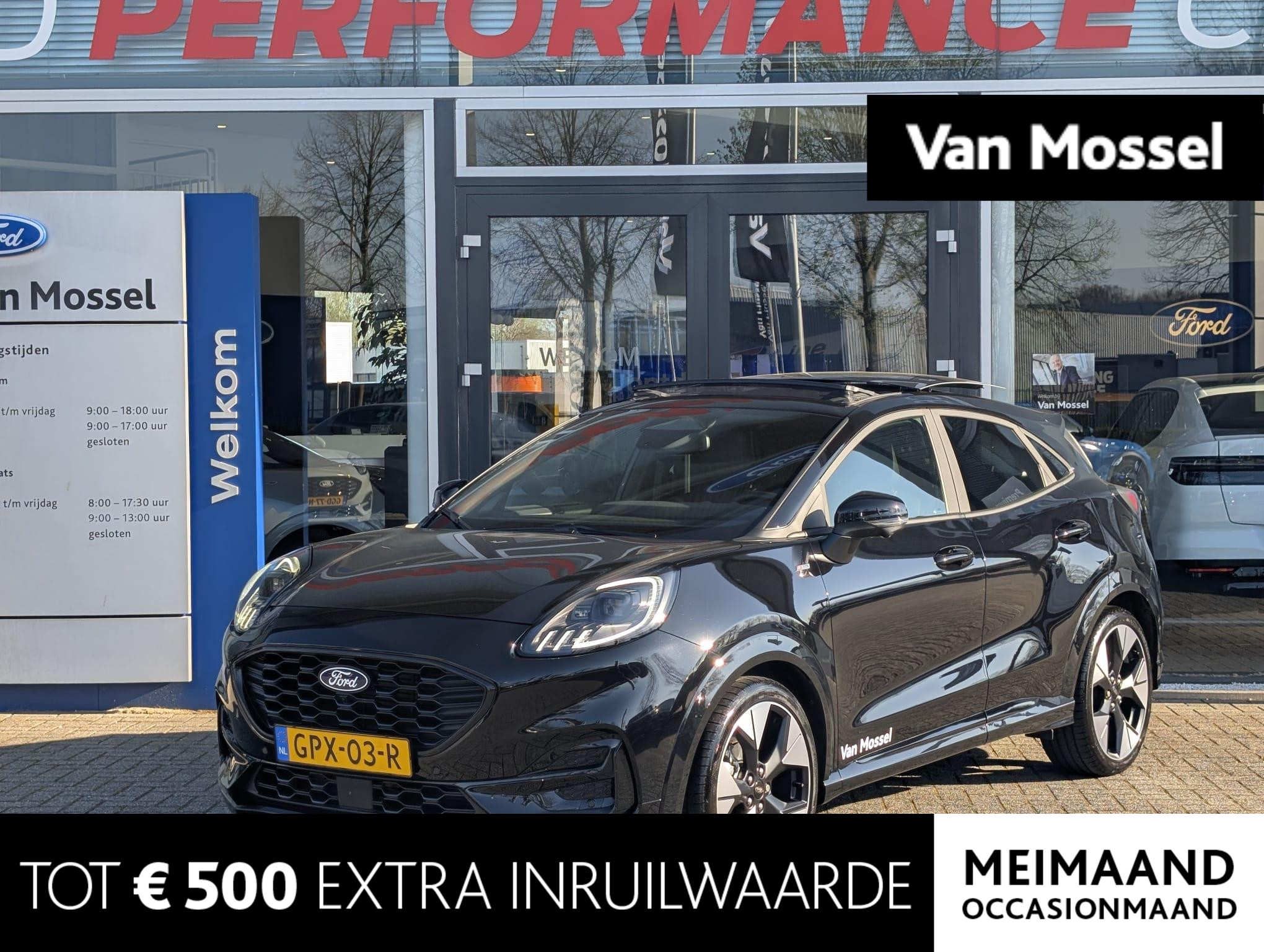 Ford Puma 1.0 EcoBoost Hybrid ST-Line X | WINTER PACK | DRIVER ASSISTANCE PACK | 19 INCH VELGEN | DEMO | AGATE BLACK |