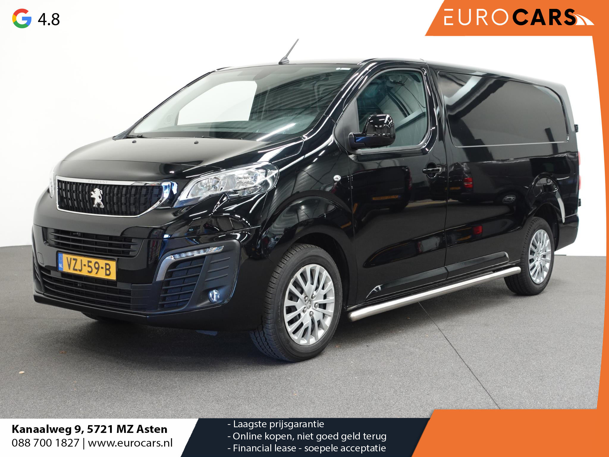 Peugeot Expert 2.0 BlueHDI 145 L3 Automaat Airco Navigatie Cruise Control Trekhaak Carplay