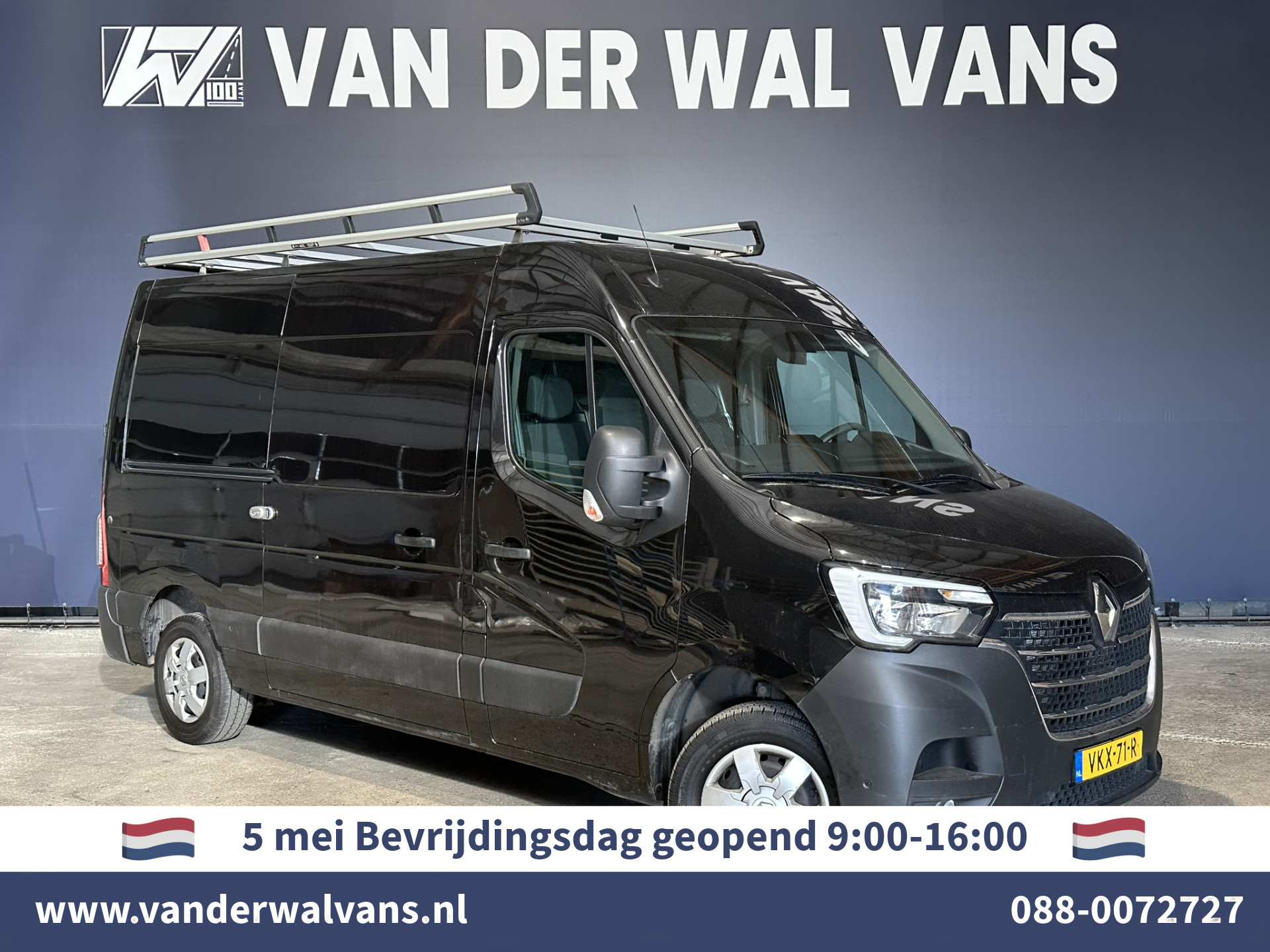 Renault Master 2.3 dCi 150pk L2H2 Euro6 Airco | Imperiaal | LED | Navigatie | Camera | 2500kg Trekhaak Cruisecontrol, Parkeersensoren, Bijrijdersbank