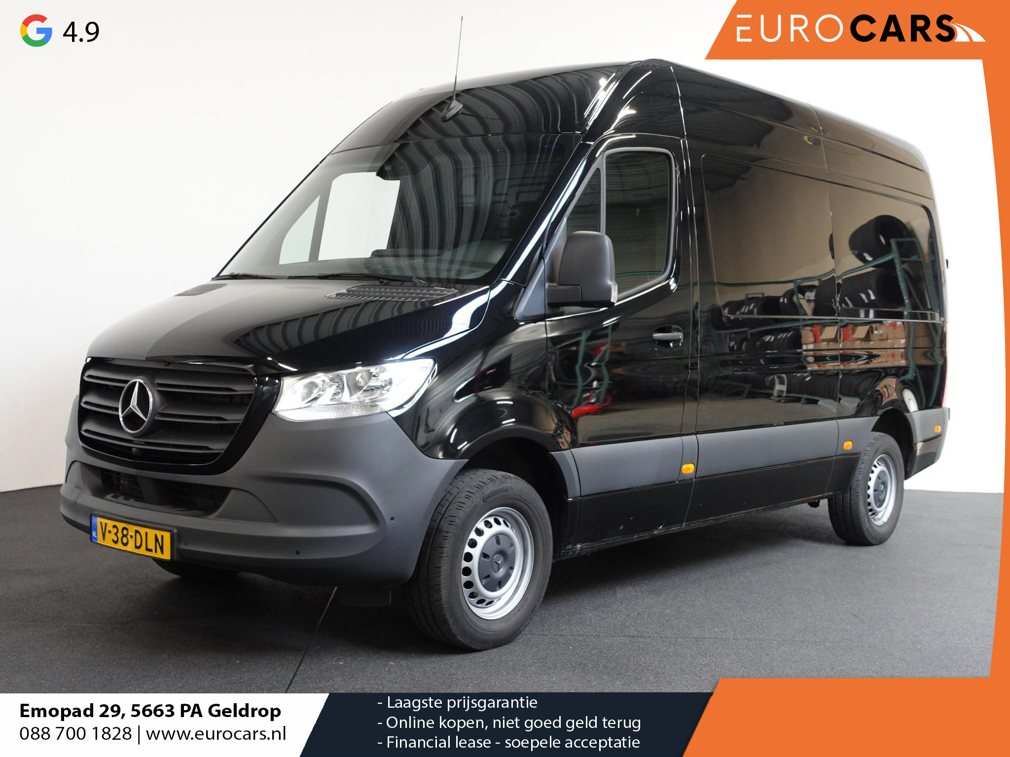 Mercedes-Benz Sprinter 1.9 CDI 150PK L2H2 RWD Automaat Airco Navigatie Camera 3Zits Cruise Control