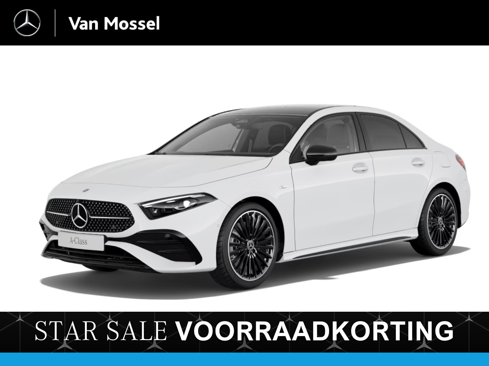 Mercedes-Benz A-Klasse 250e Limousine Business Solution AMG-Line / Stoelverwarming / 360Graden-Camera / Panaroma-schuifdak / Night-Pakket /